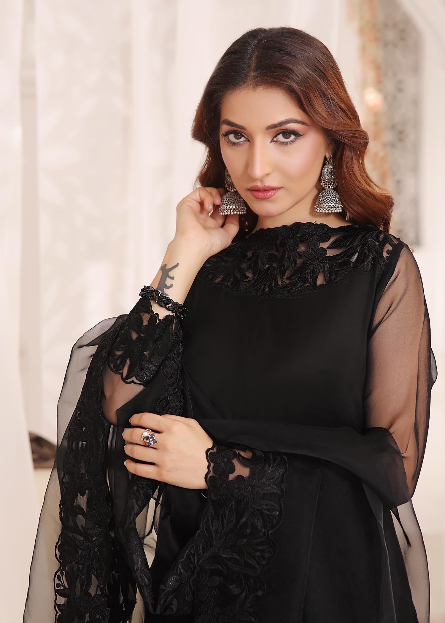 Al-Harir Apparel Mushq Black Women 3pcs