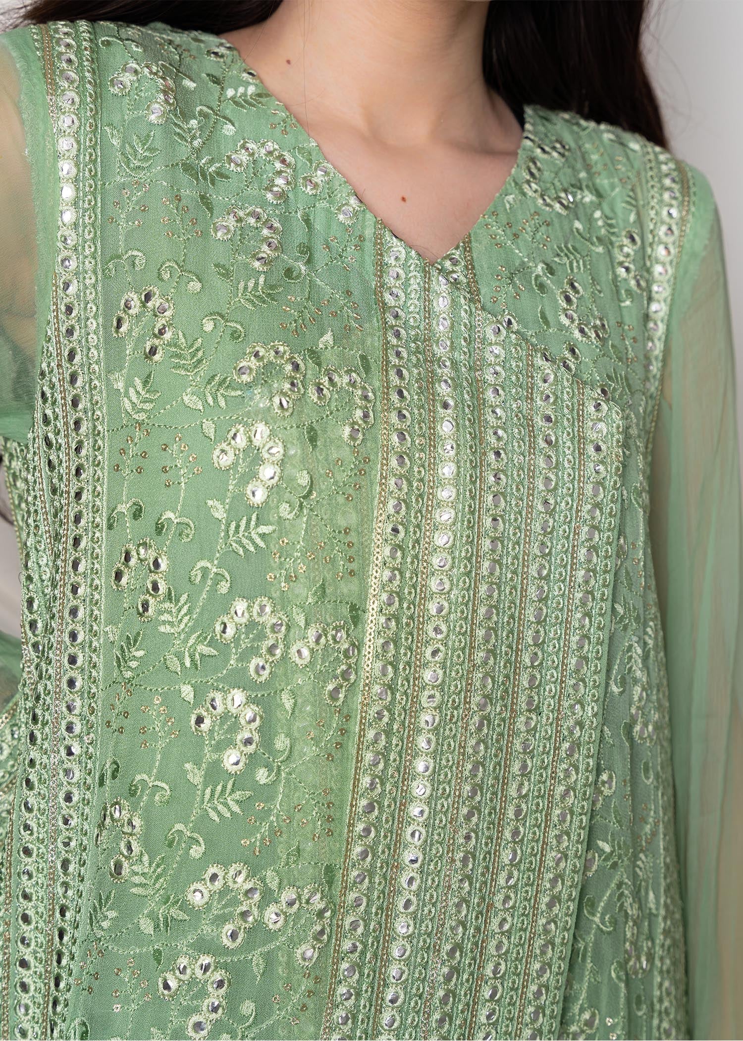 Rang-e-Haya Hoor / Mint Women 4pcs