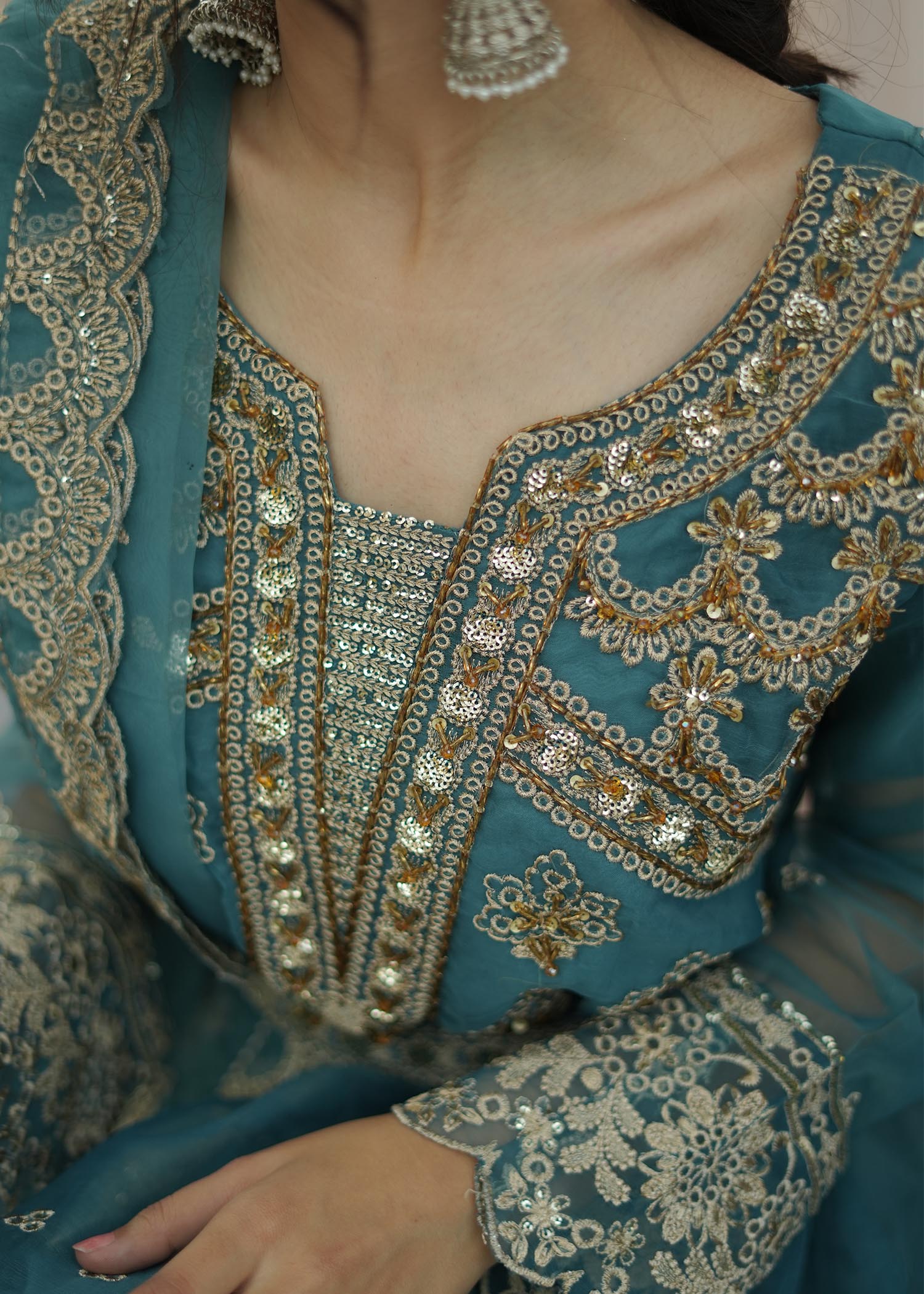 Zebaye US505(R) C Ferozi(SB) Women 3pcs