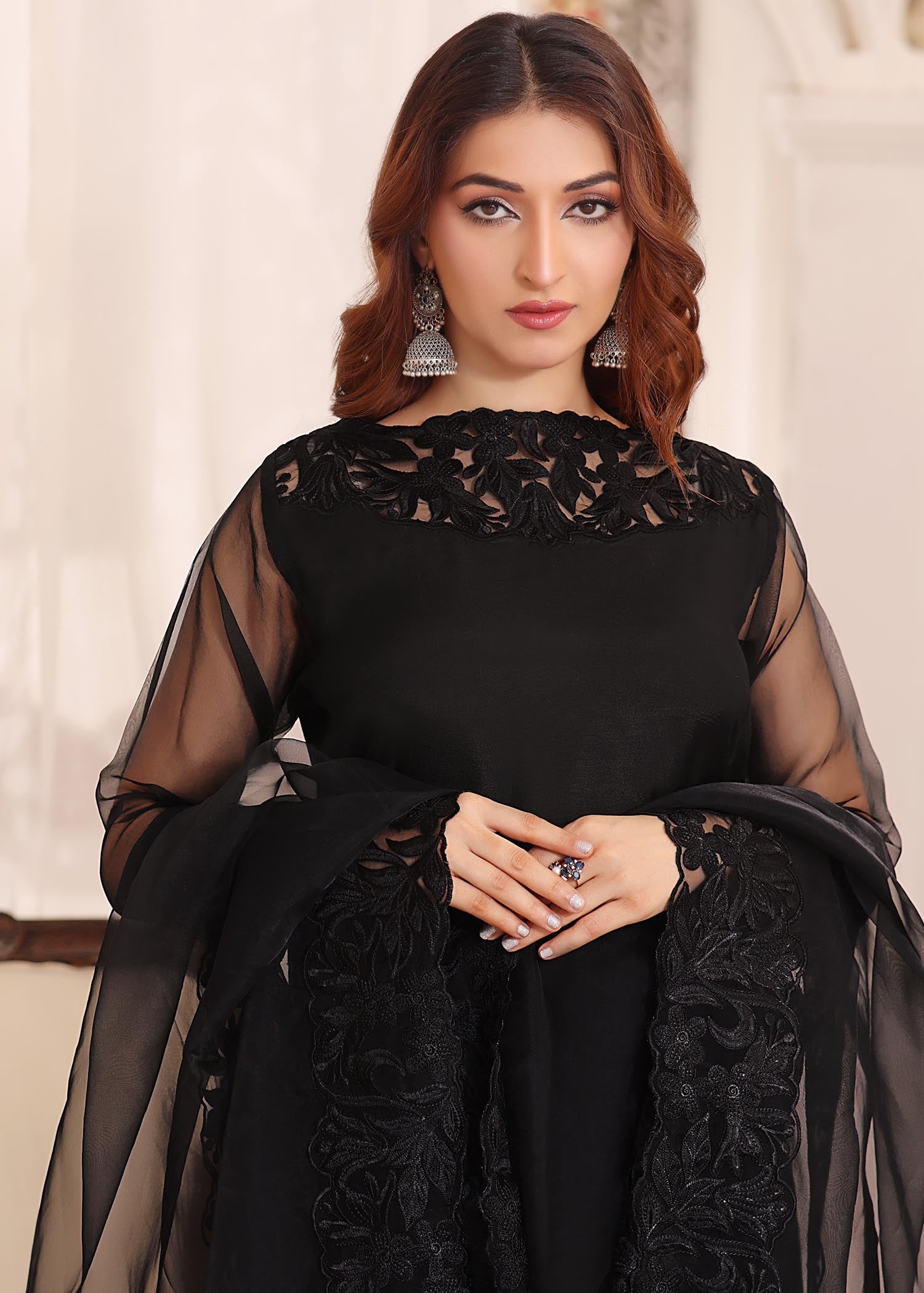 Al-Harir Apparel Mushq Black Women 3pcs