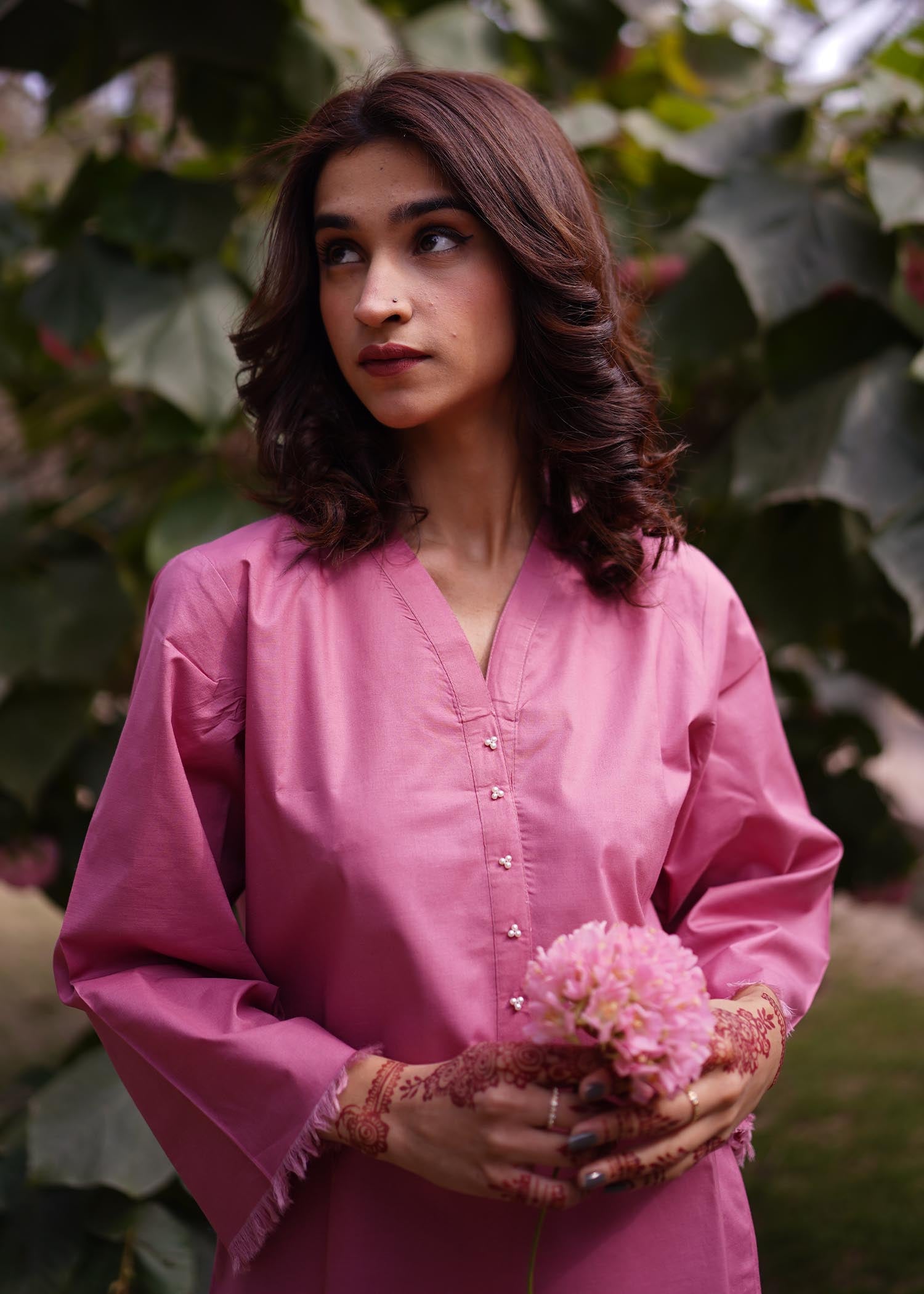 Aghaaz Casual Pret FRESH PINK Women 2pcs