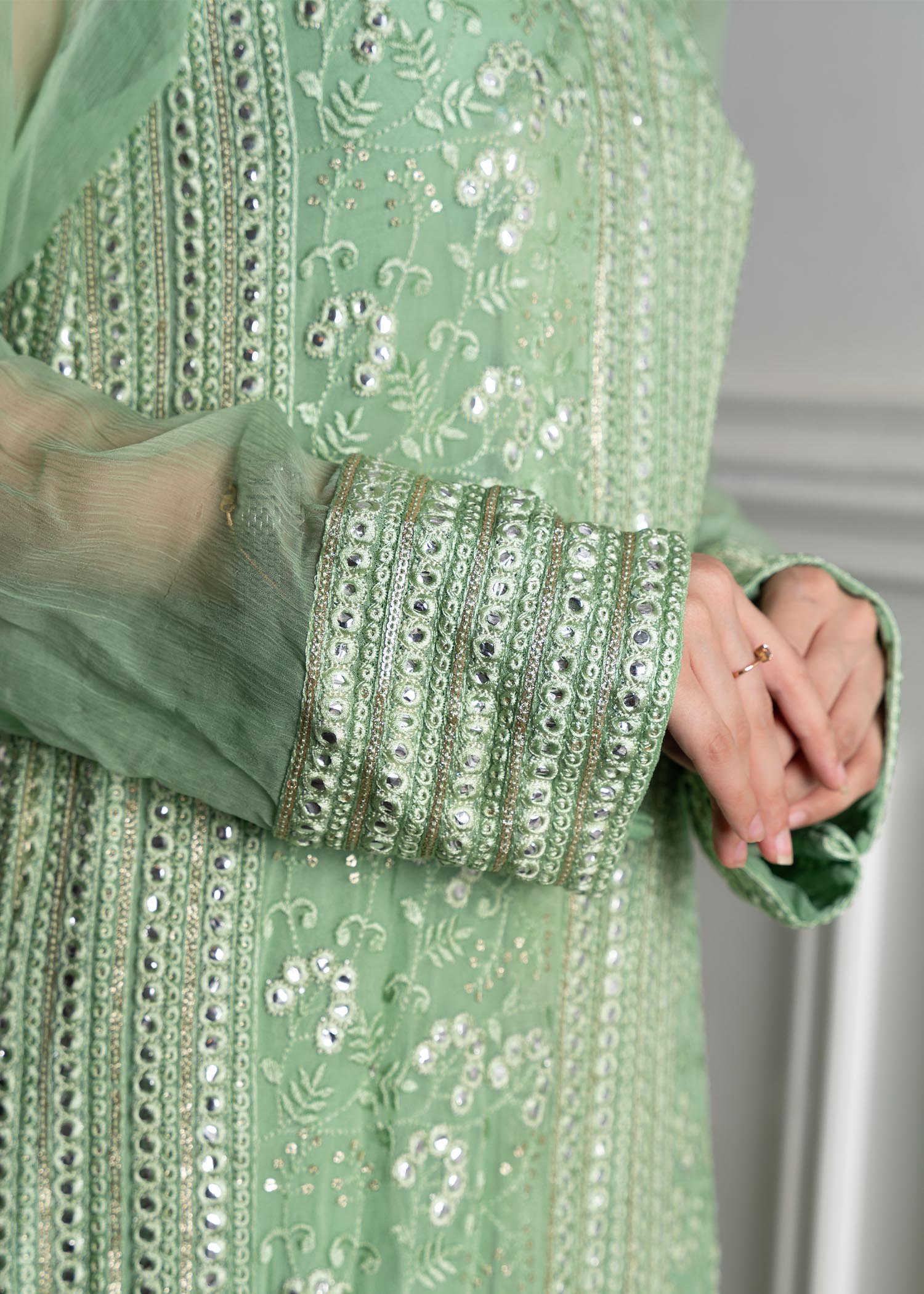 Rang-e-Haya Hoor / Mint Women 4pcs