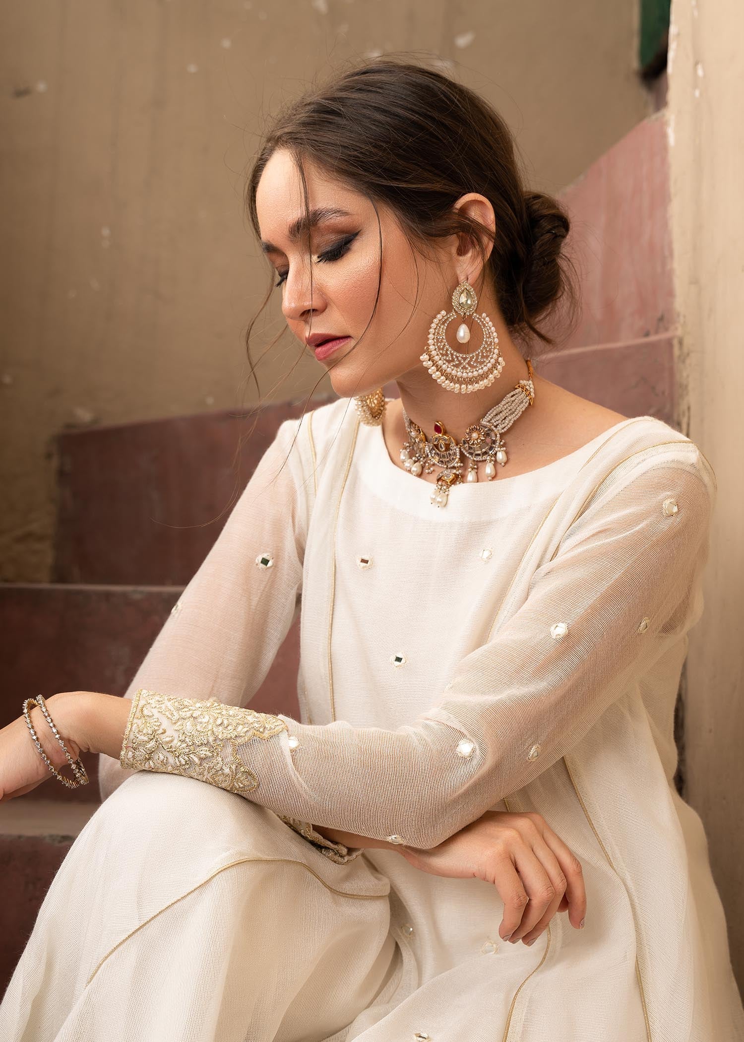 Rang-e-Haya Rang e Haya Arya Ash White Women 4pcs