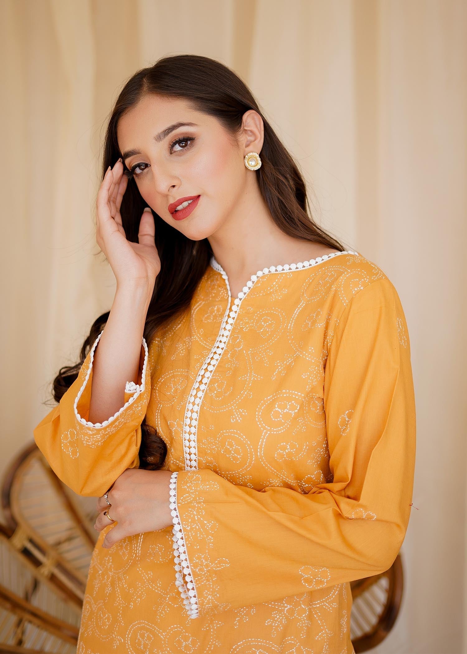 Aisling By Nirmal Yellow Mustard Women 1pcs