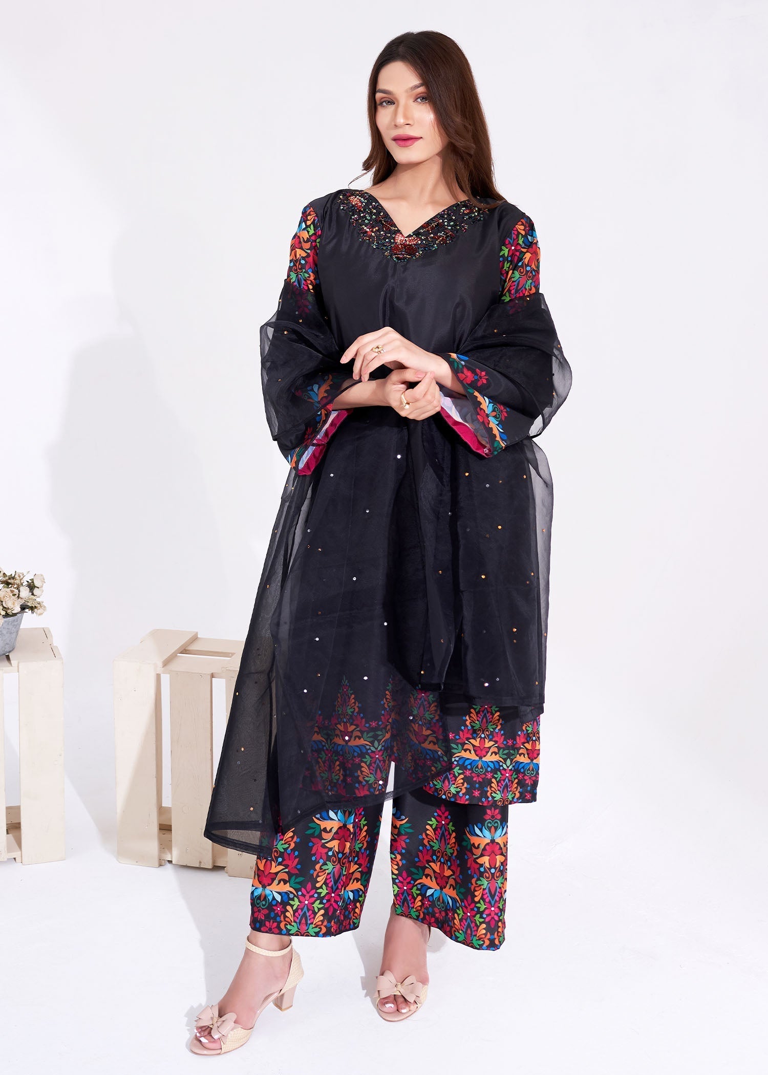 Ghonche Midnight Mosaic Women 3pcs