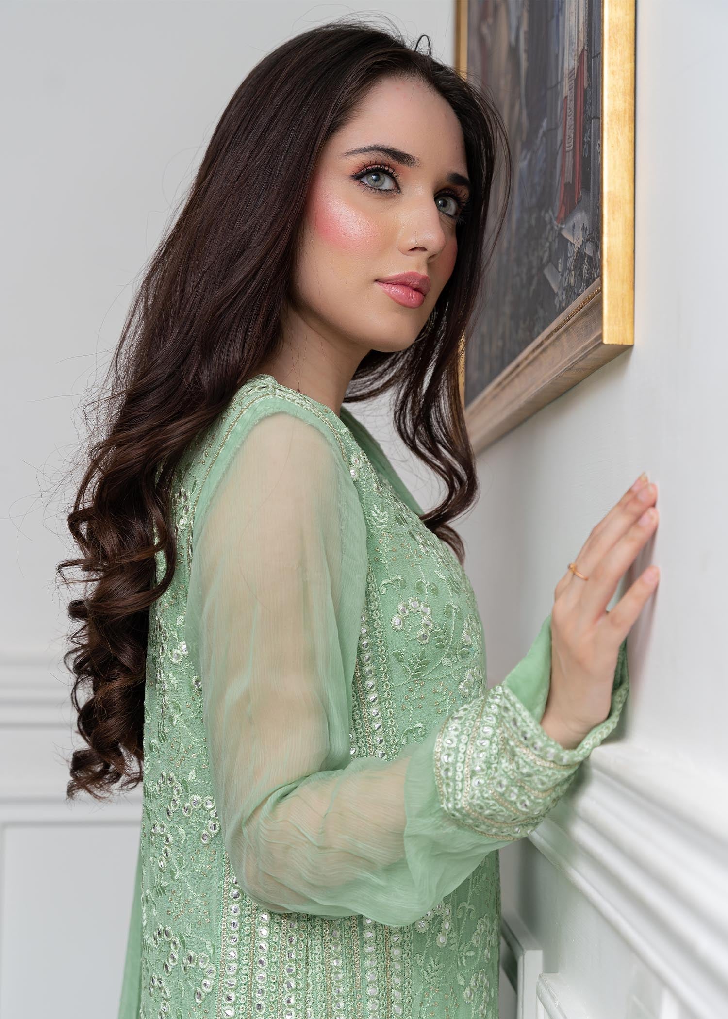 Rang-e-Haya Hoor / Mint Women 4pcs