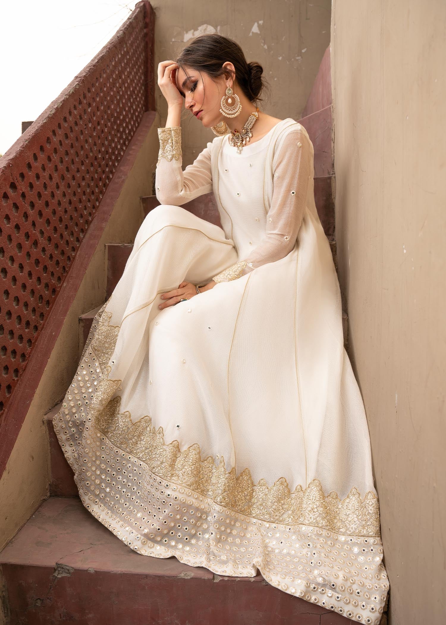 Rang-e-Haya Rang e Haya Arya Ash White Women 4pcs