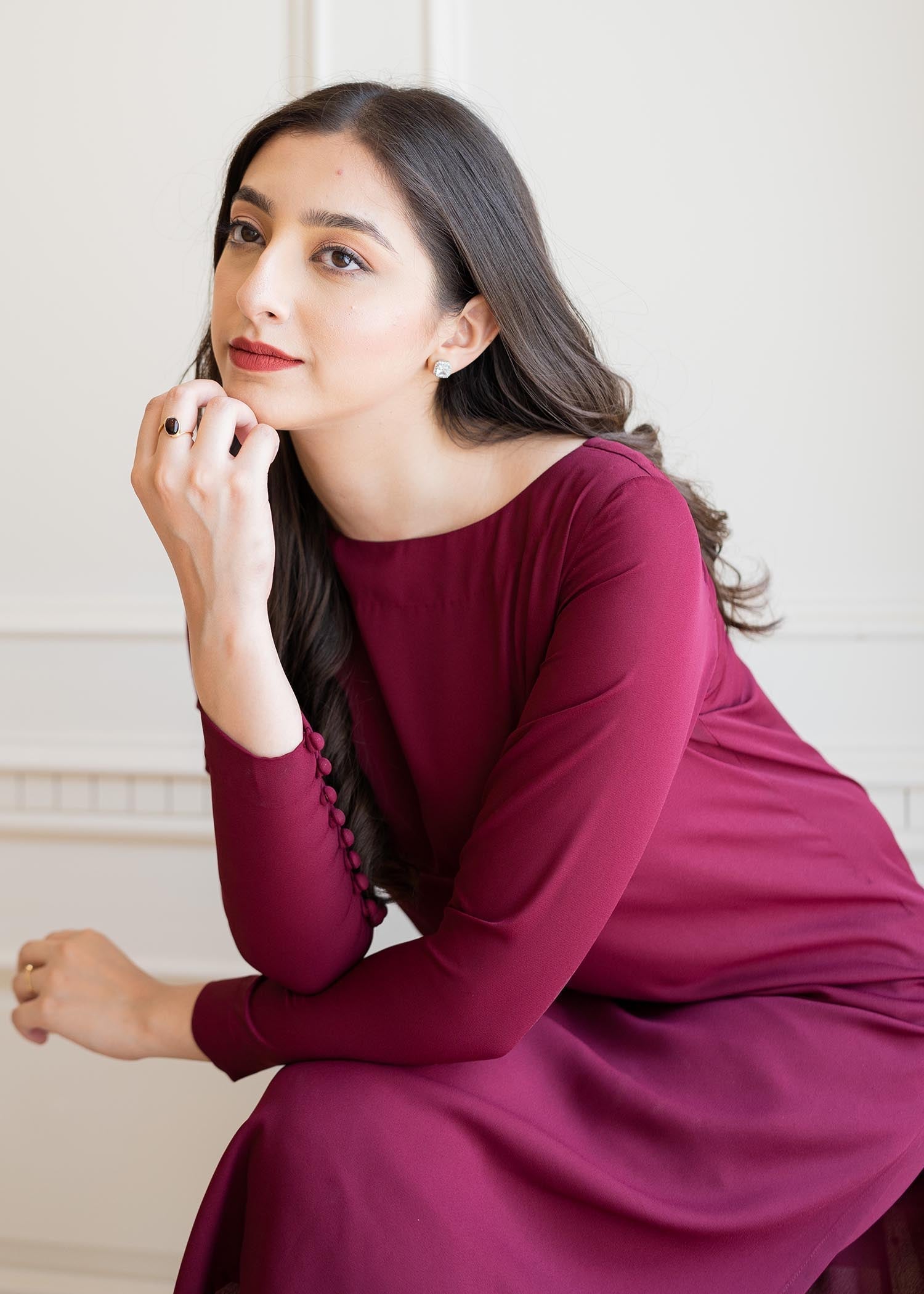 Aisling By Nirmal Wine Women 2pcs