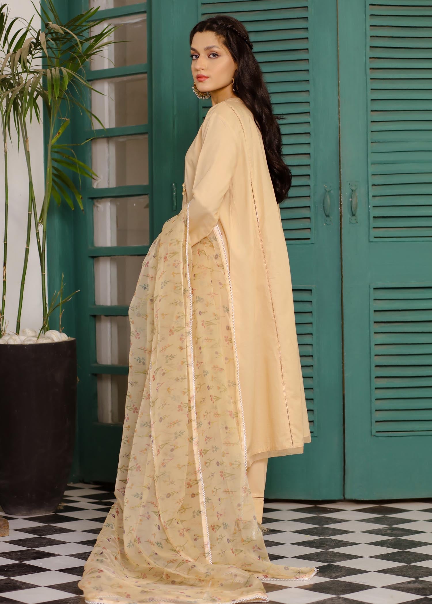 Shades By Abeeha Usman LATTE BEIGE Women 3pcs