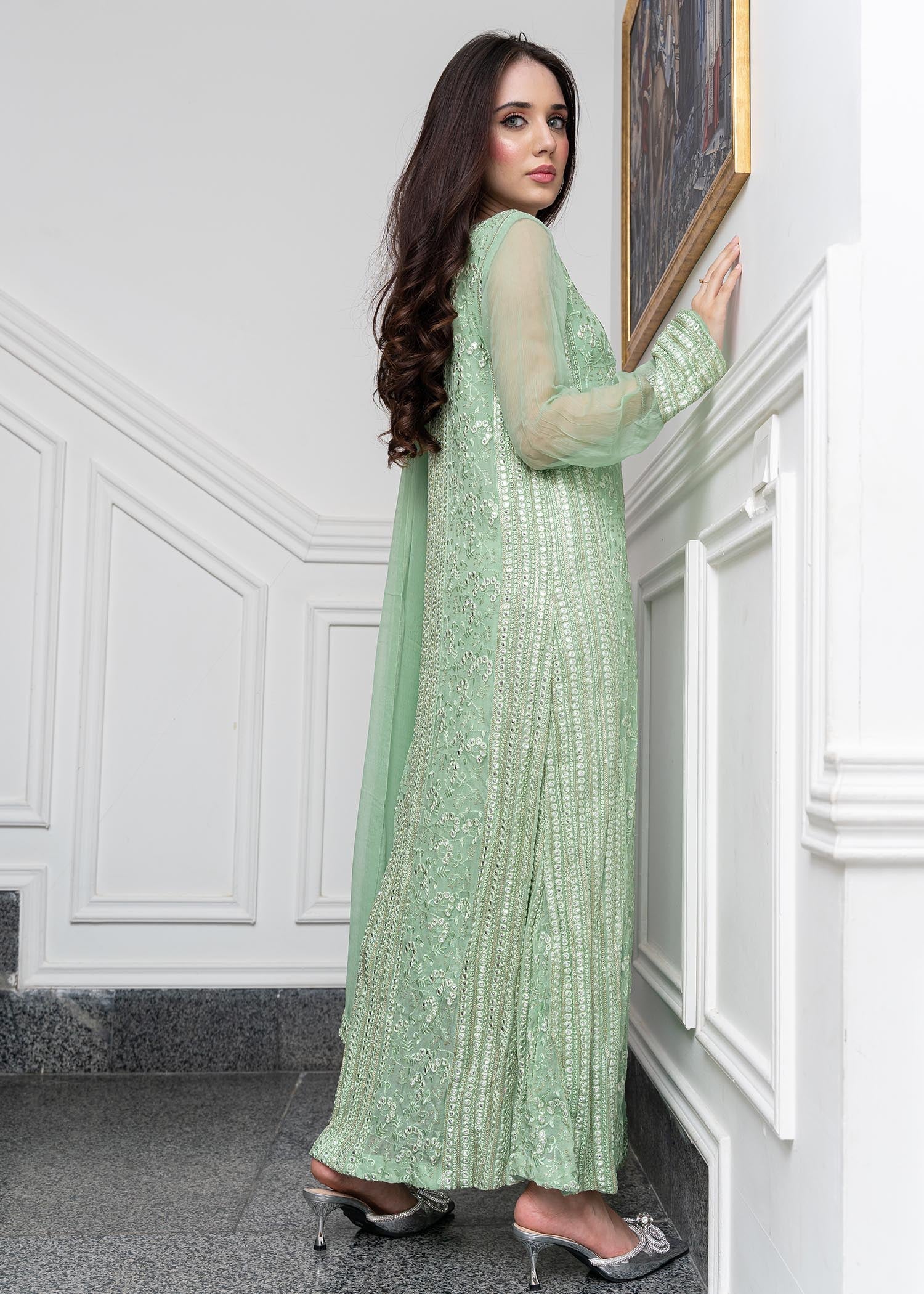 Rang-e-Haya Hoor / Mint Women 4pcs