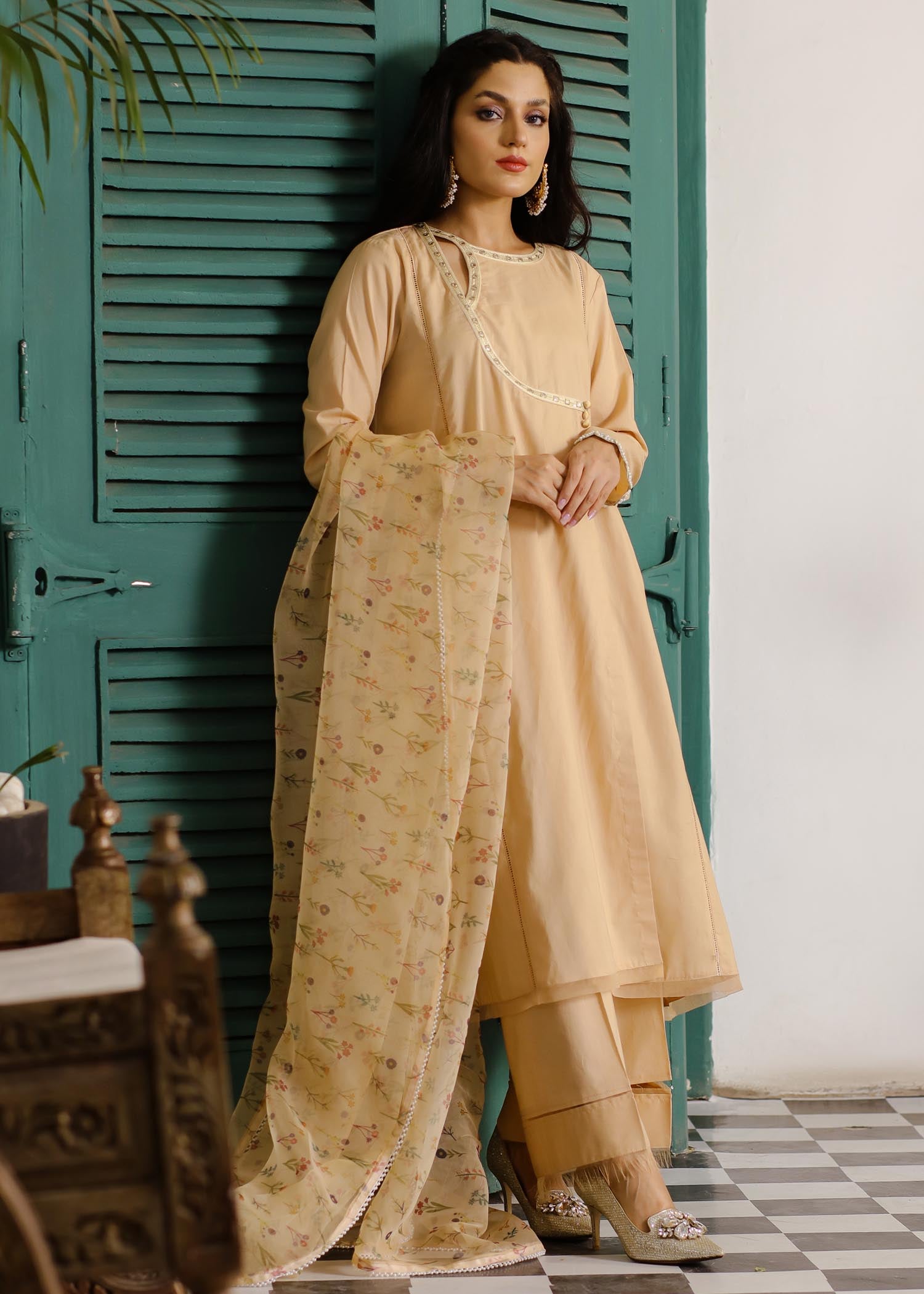 Shades By Abeeha Usman LATTE BEIGE Women 3pcs