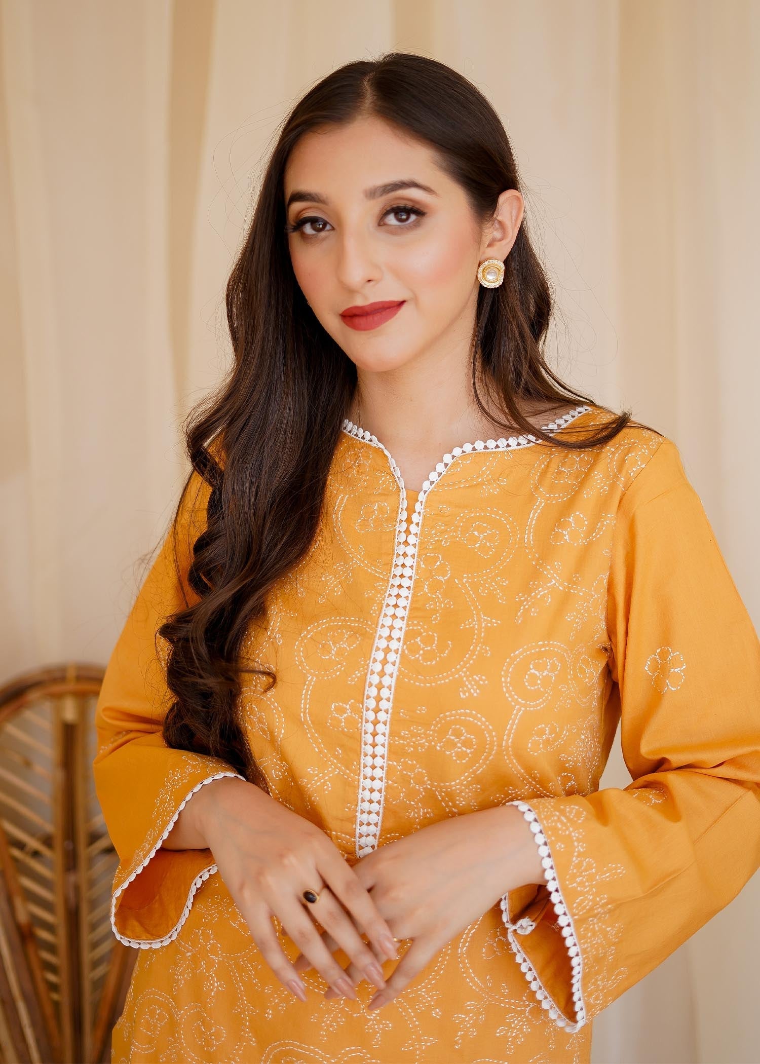 Aisling By Nirmal Yellow Mustard Women 1pcs