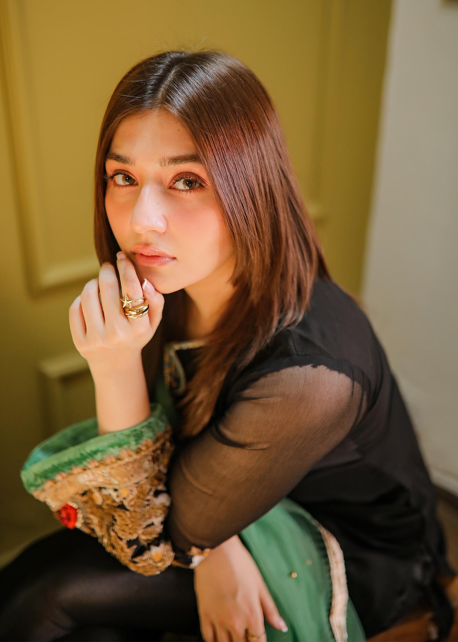 Khuda Baksh Creations Khuda Baksh M 100 Black Women 3pcs