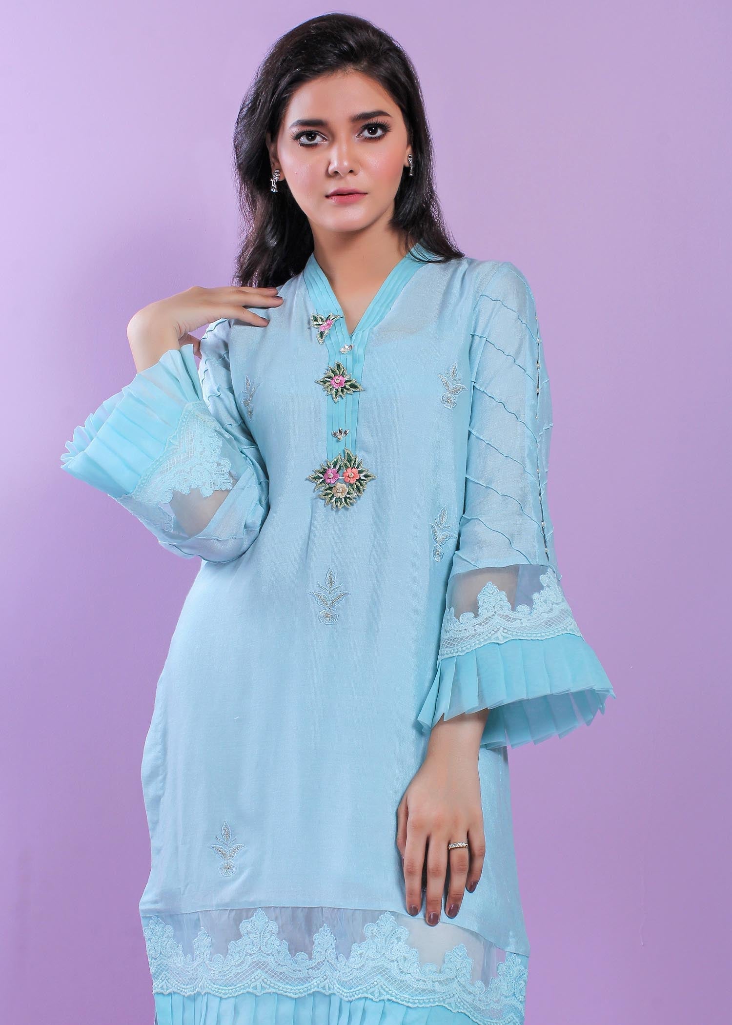 Humaira Shakir Balmy Blue Women 1pcs
