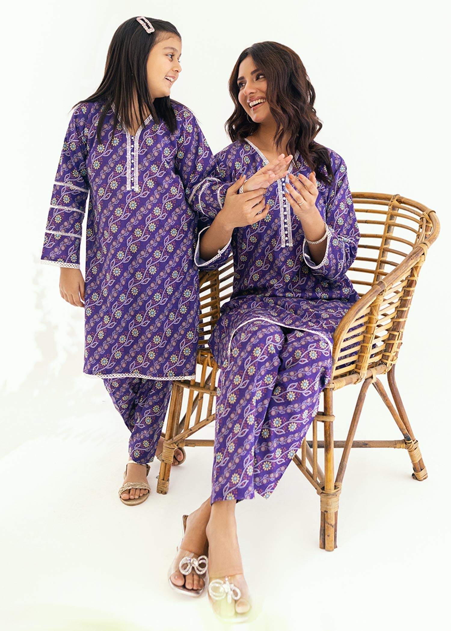 Kumash Textiles Blue Chunri Women Women 2pcs