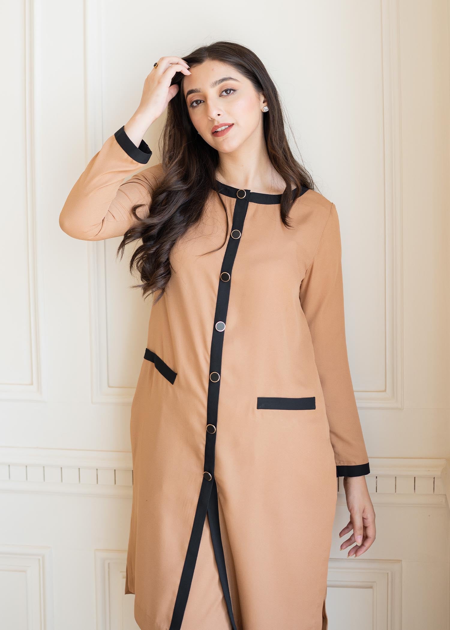 Aisling By Nirmal French Beige Women 2pcs