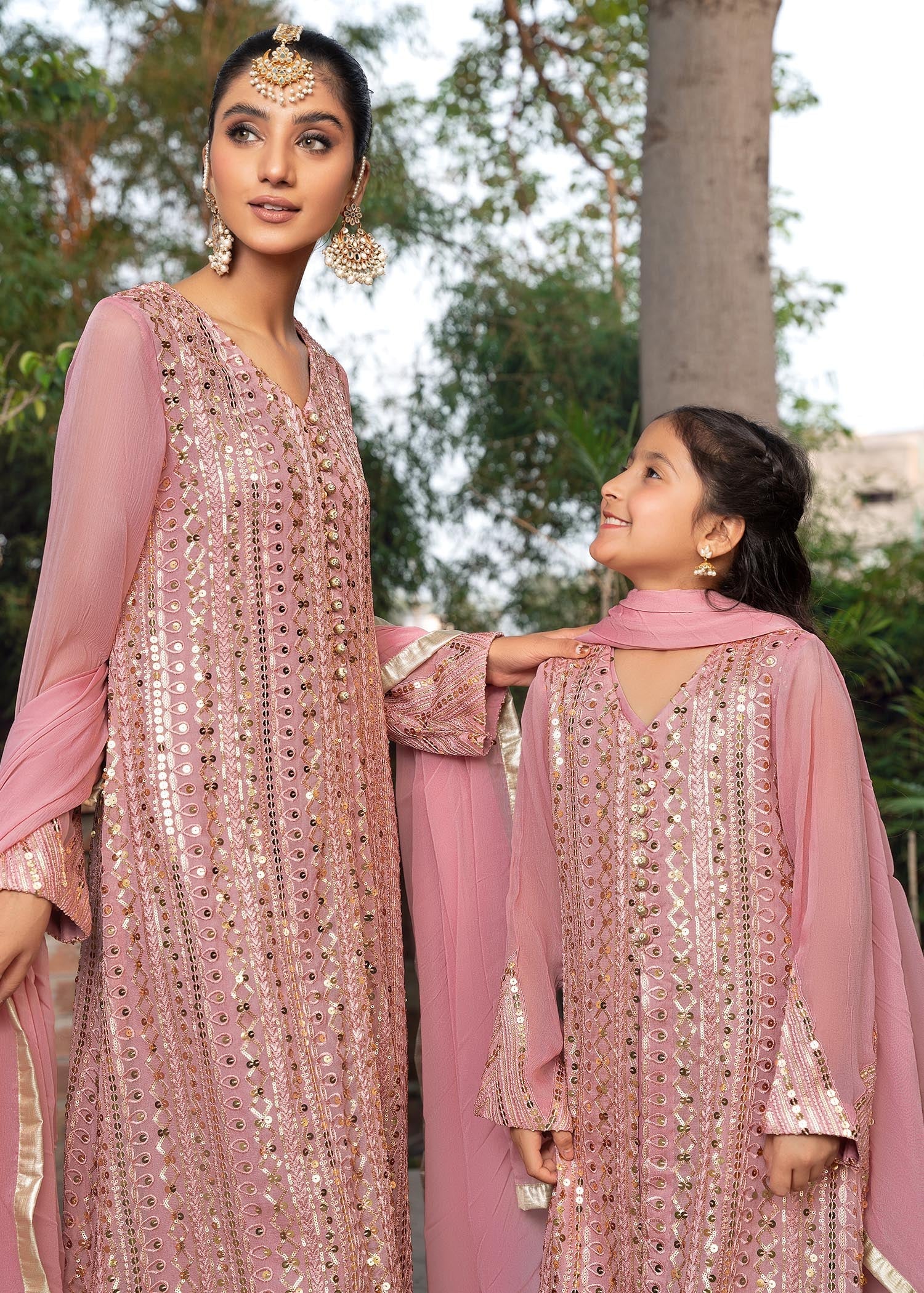 Rang-e-Haya Ufaq Hot Pink Women 4pcs