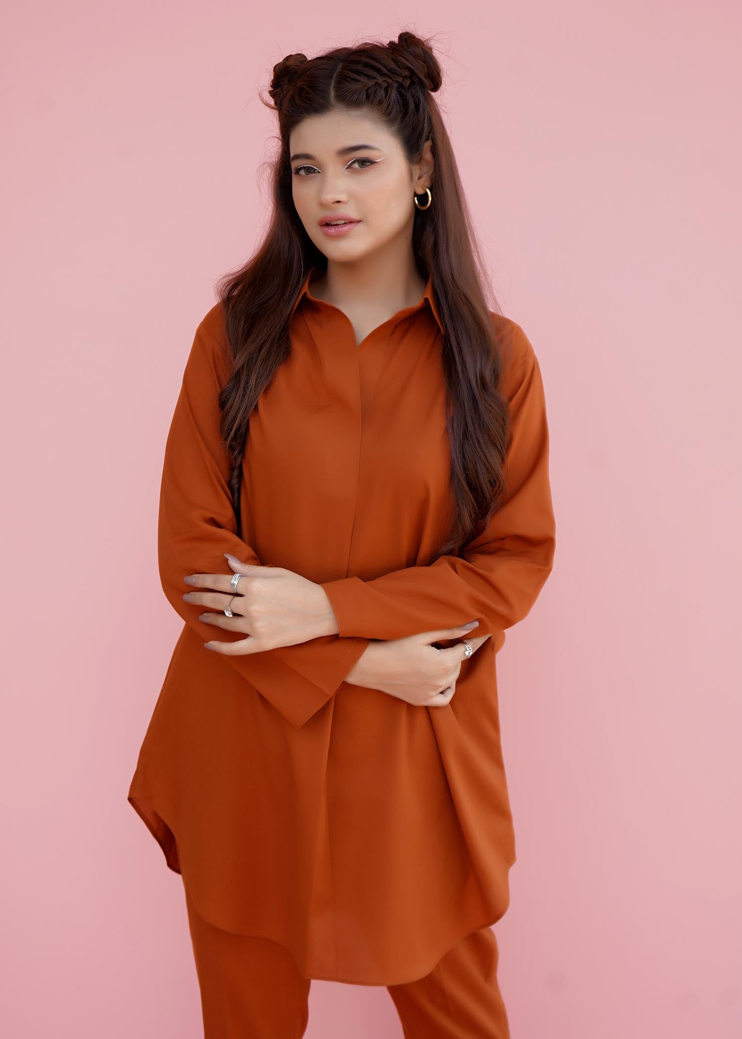 Ayesha Sameer Laranja Women 2pcs