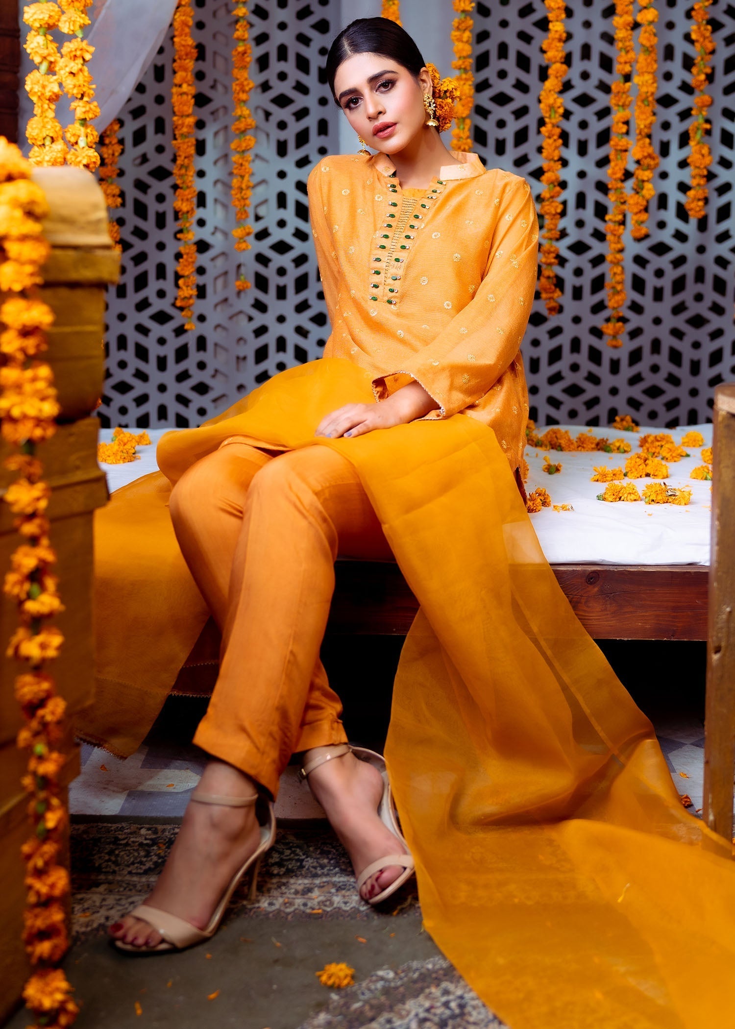 Pirzada Shaheryar Khan PUMPKIN SPICE Women 4pcs