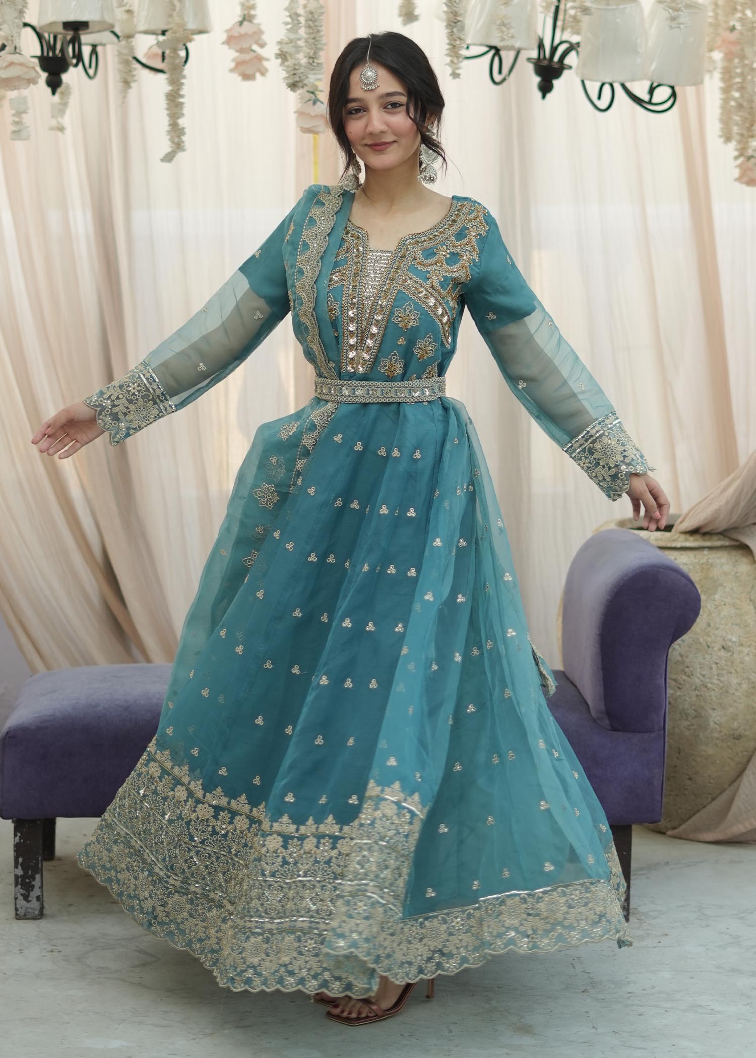 Zebaye US505(R) C Ferozi(SB) Women 3pcs