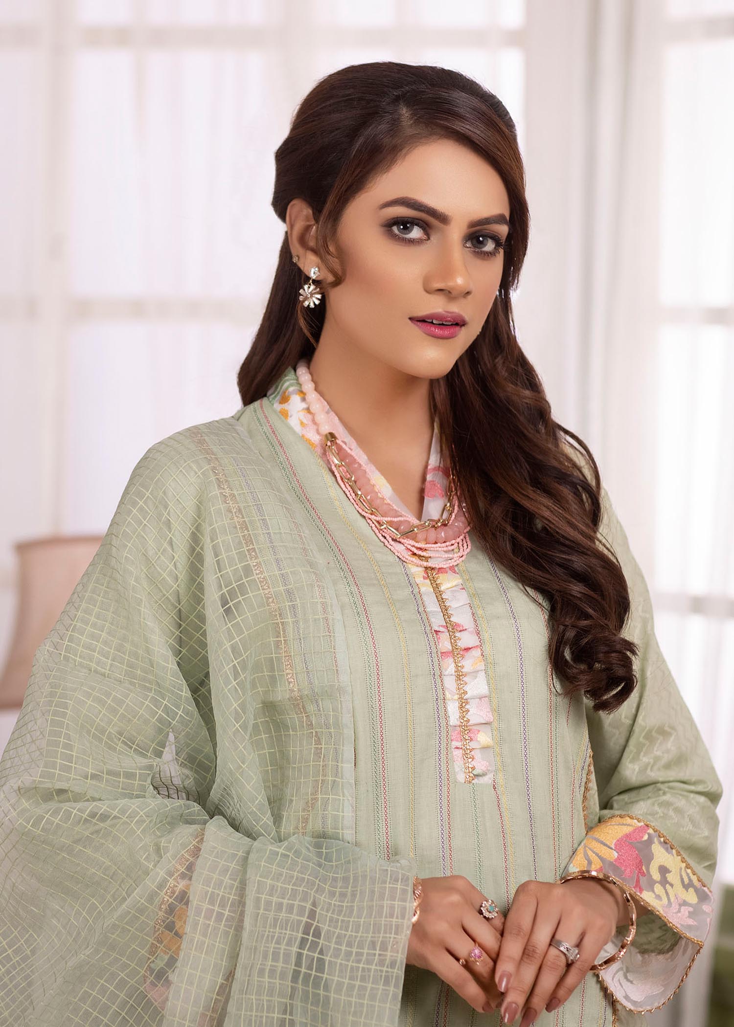 Sparkles PISTACHIO JACQUARD Women 3pcs