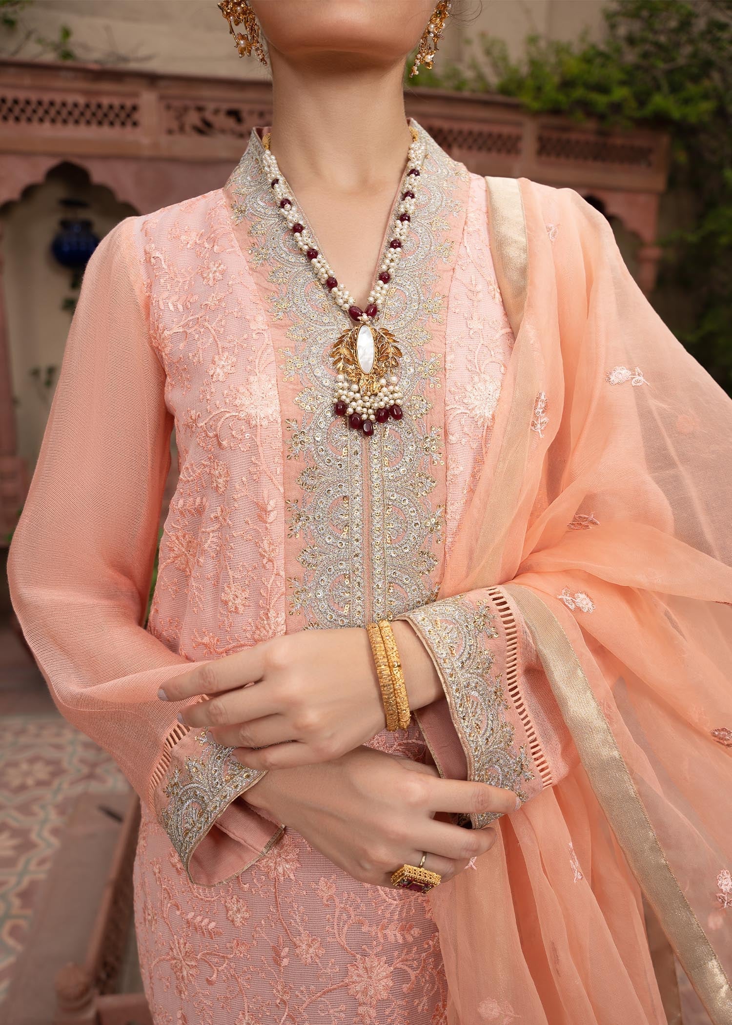 Rang-e-Haya Rang e Haya Maya Peach Women 4pcs