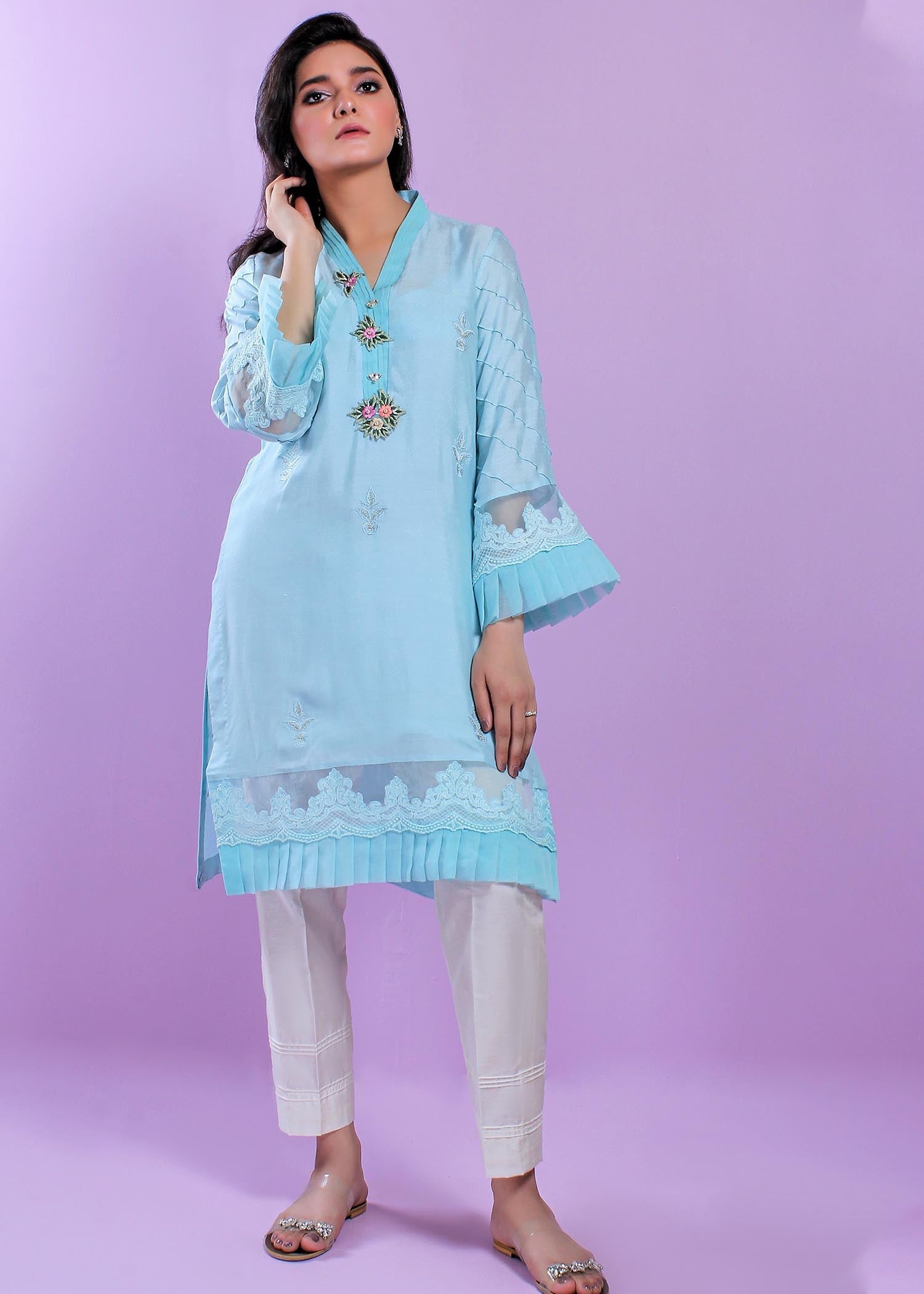 Humaira Shakir Balmy Blue Women 1pcs