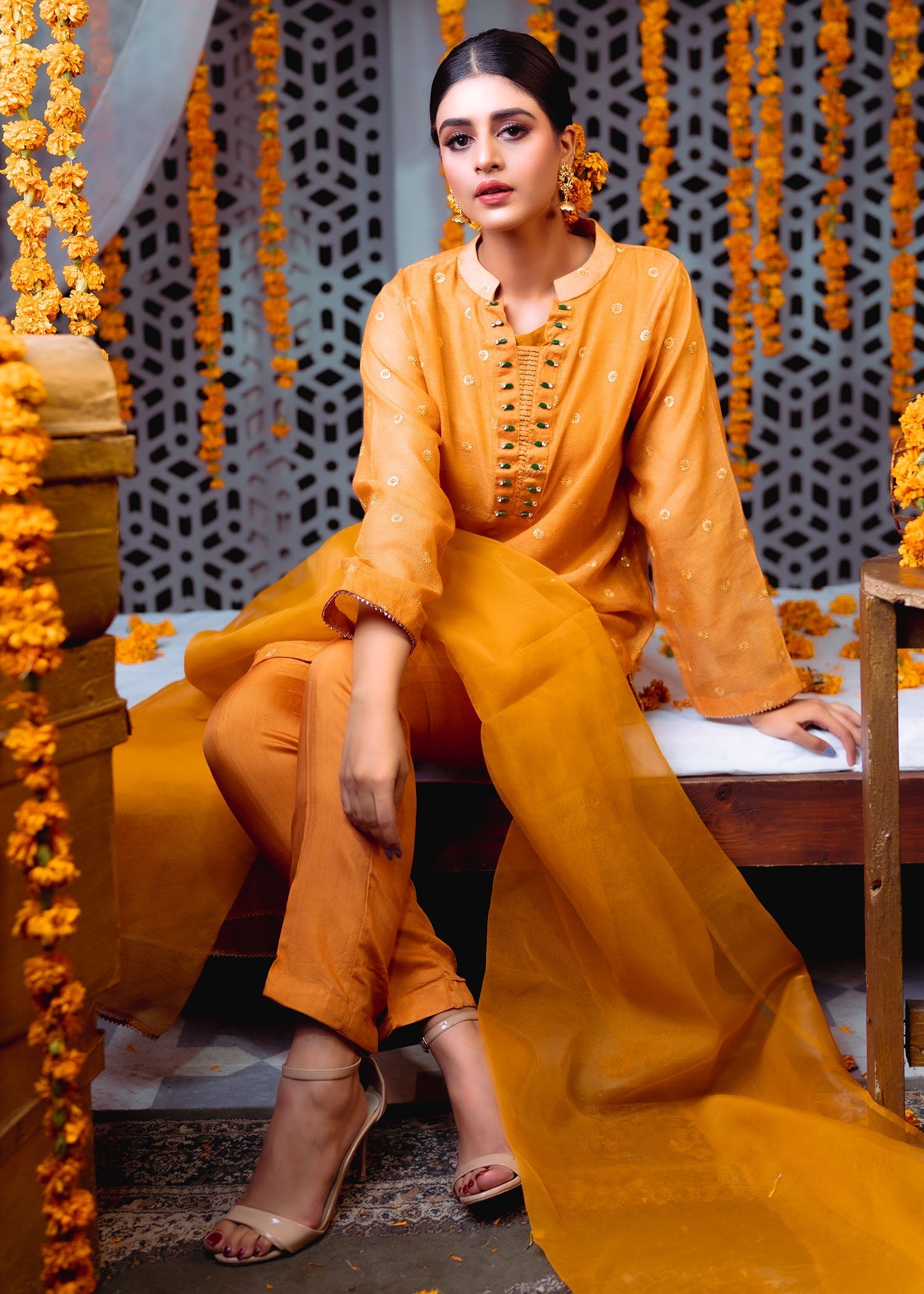 Pirzada Shaheryar Khan PUMPKIN SPICE Women 4pcs