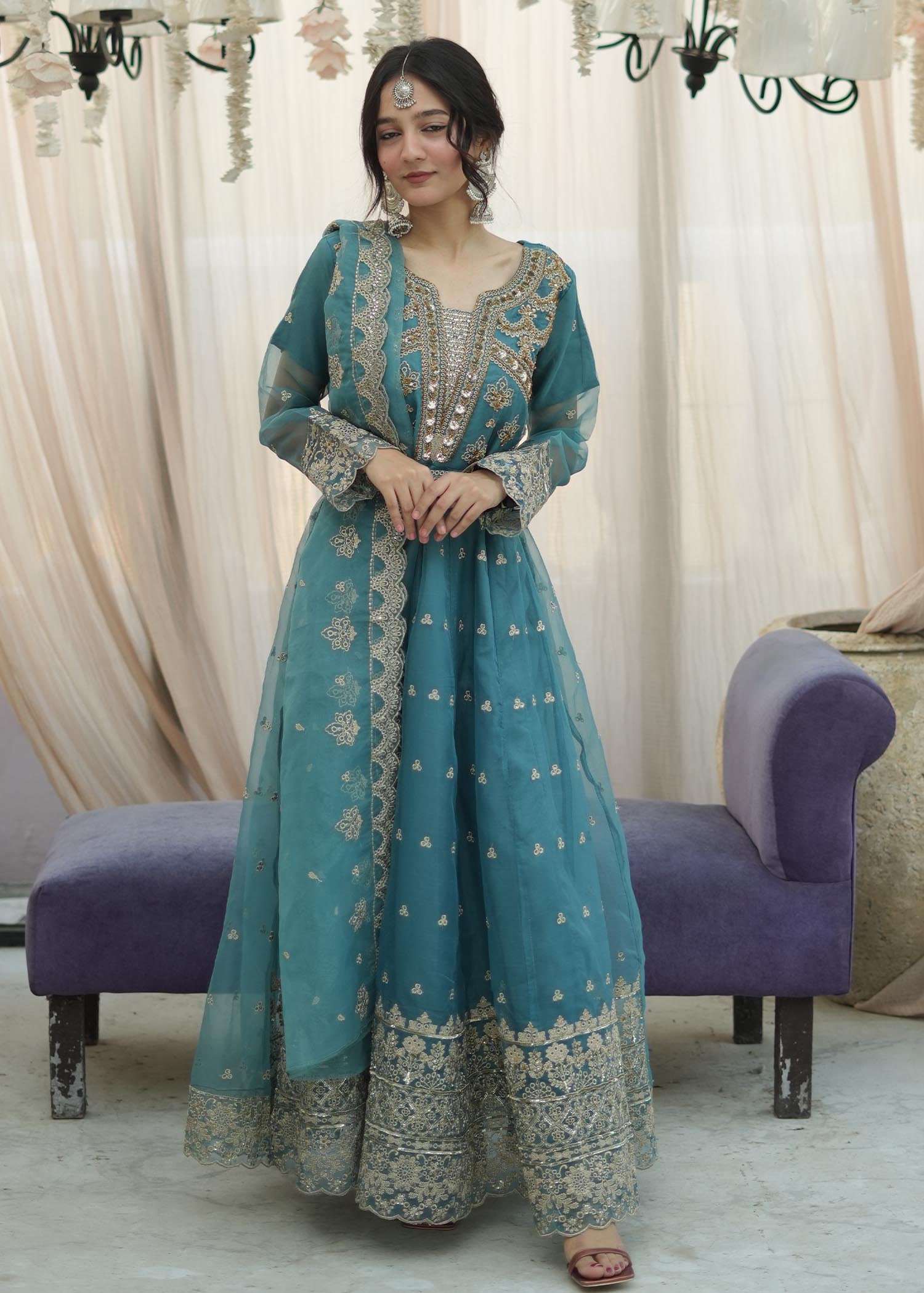 Zebaye US505(R) C Ferozi(SB) Women 3pcs