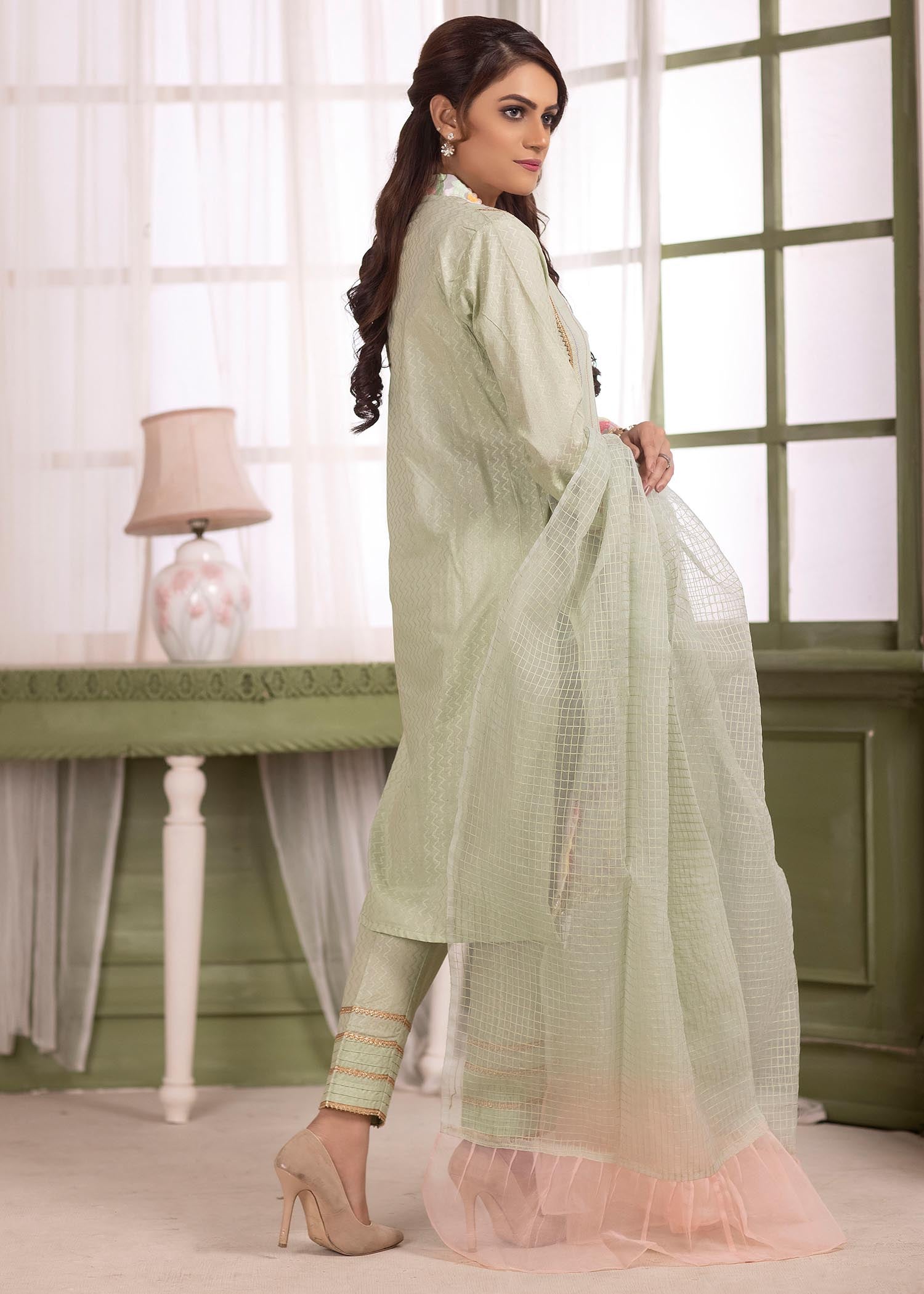 Sparkles PISTACHIO JACQUARD Women 3pcs