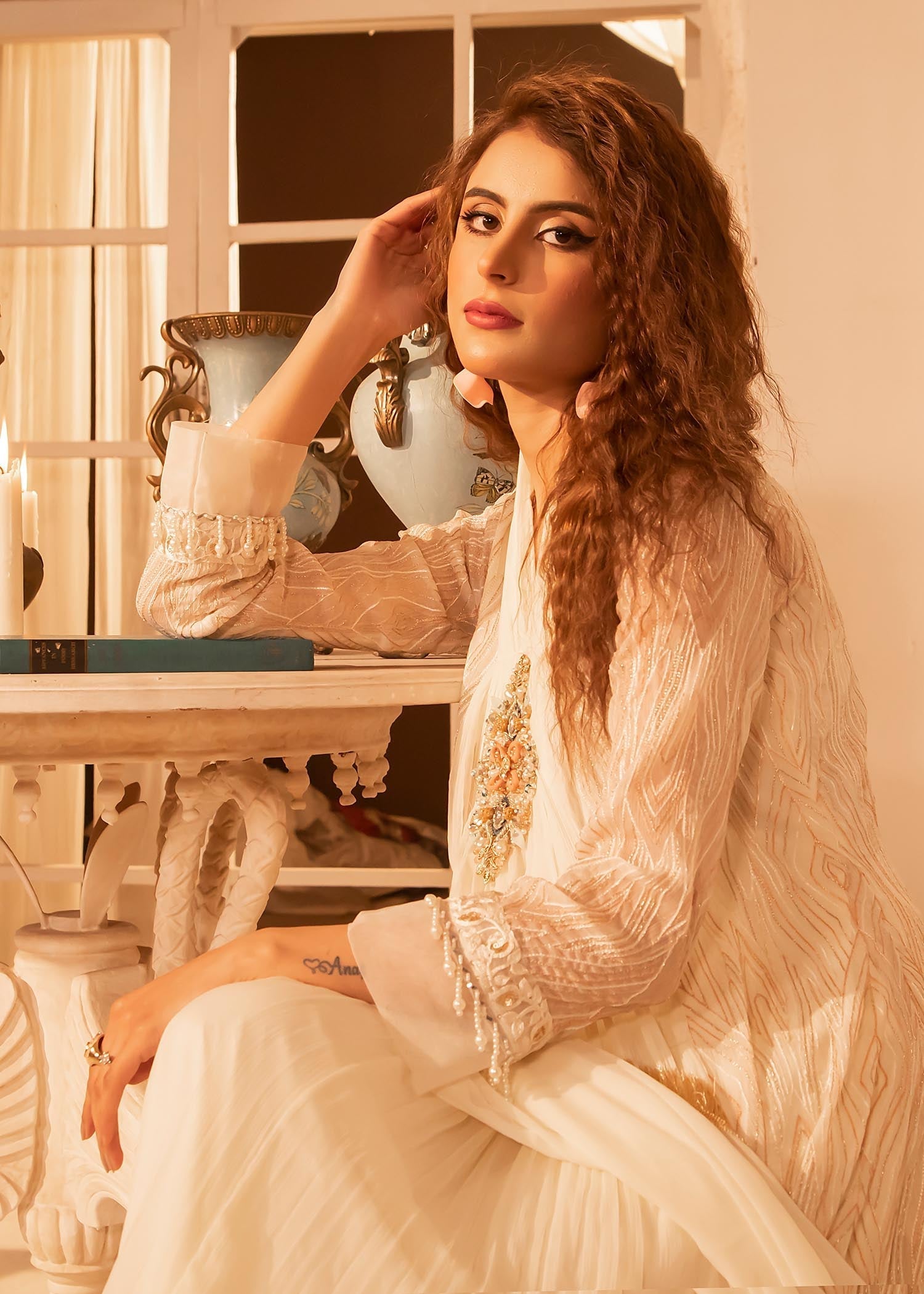 Manahils MAXI 109 OFF WHITE DREAMY BLOOM Women 3pcs