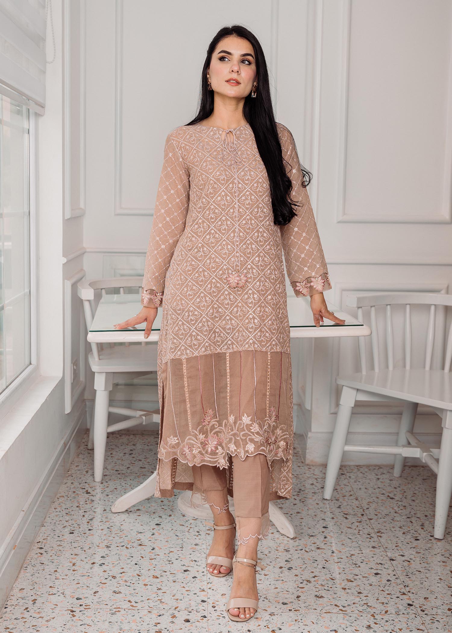 Rang-e-Haya Wilbur (Clay Beige) Women 4pcs