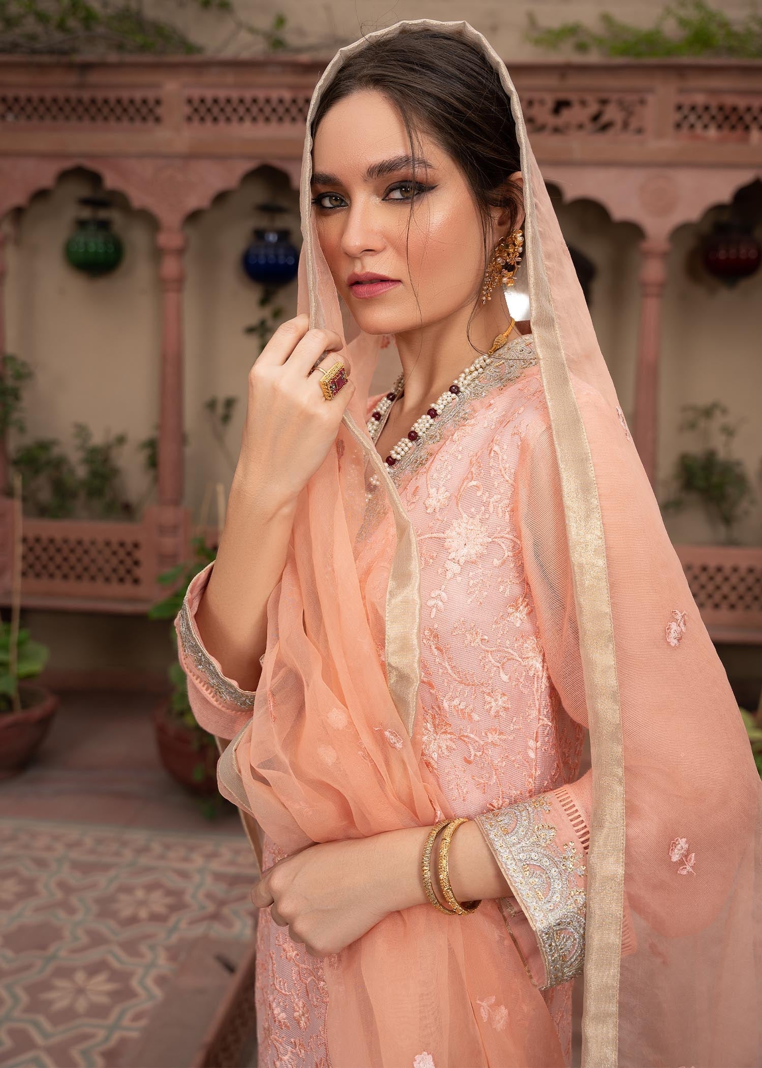 Rang-e-Haya Rang e Haya Maya Peach Women 4pcs