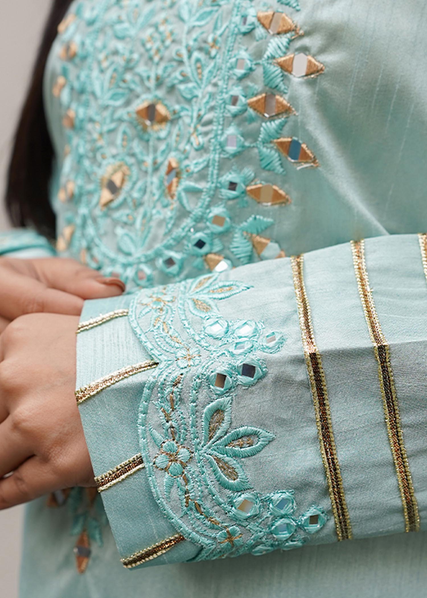 Insiya By Saira Jawad Ready to Wear Aqua Women 2pcs