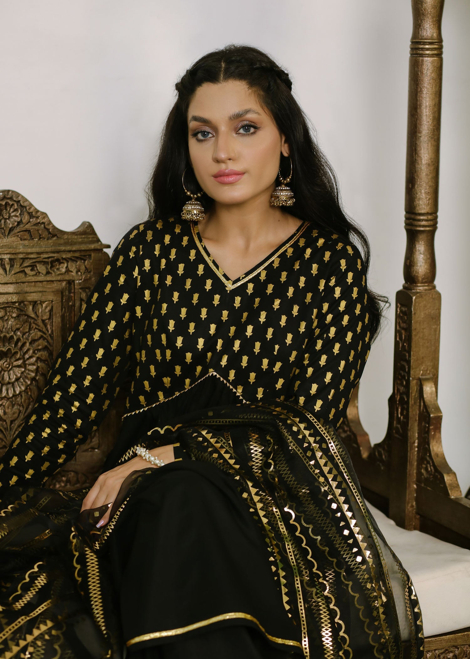 Shades By Abeeha Usman BLACK Women 3pcs