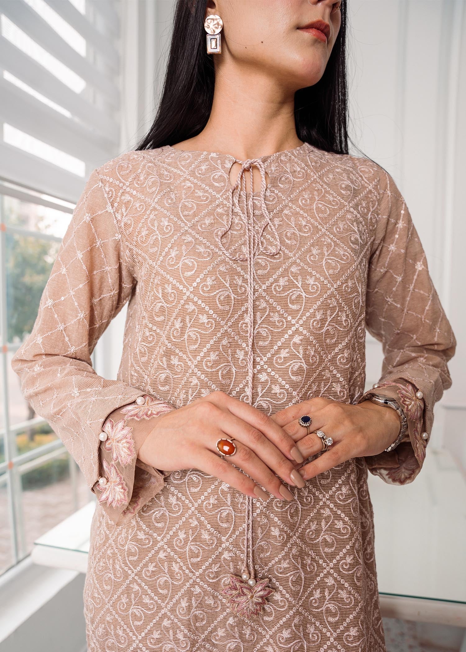 Rang-e-Haya Wilbur (Clay Beige) Women 4pcs