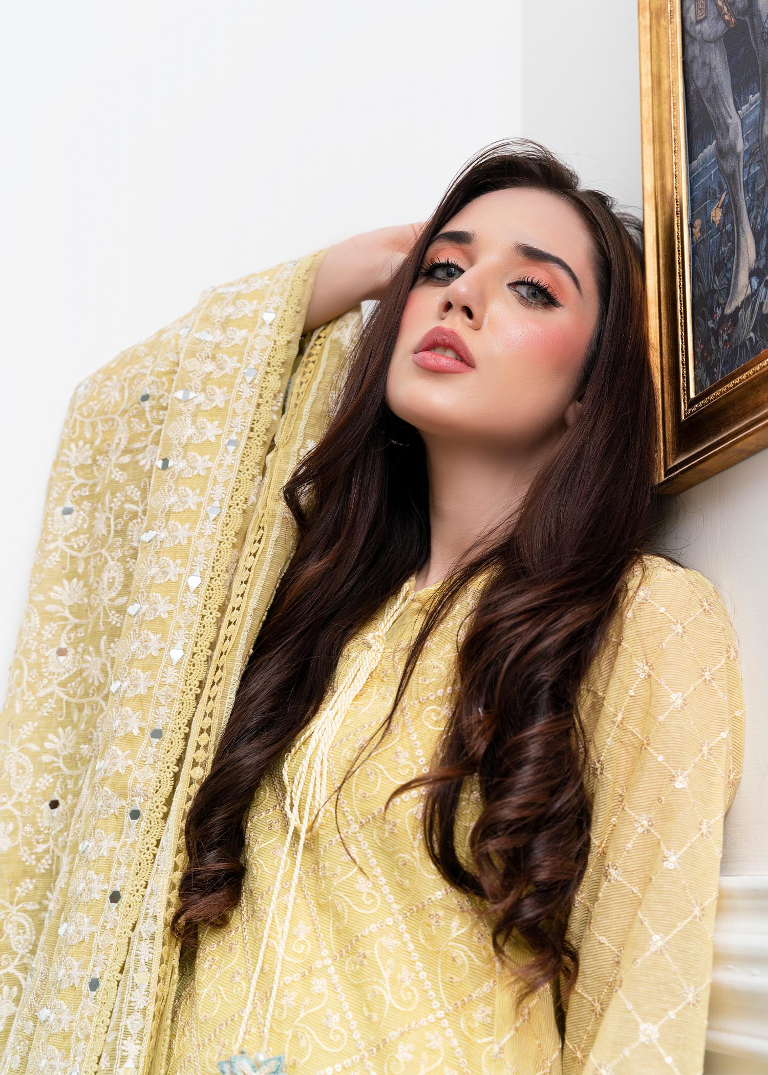 Rang-e-Haya Wilbur (Lemon) Women 4pcs