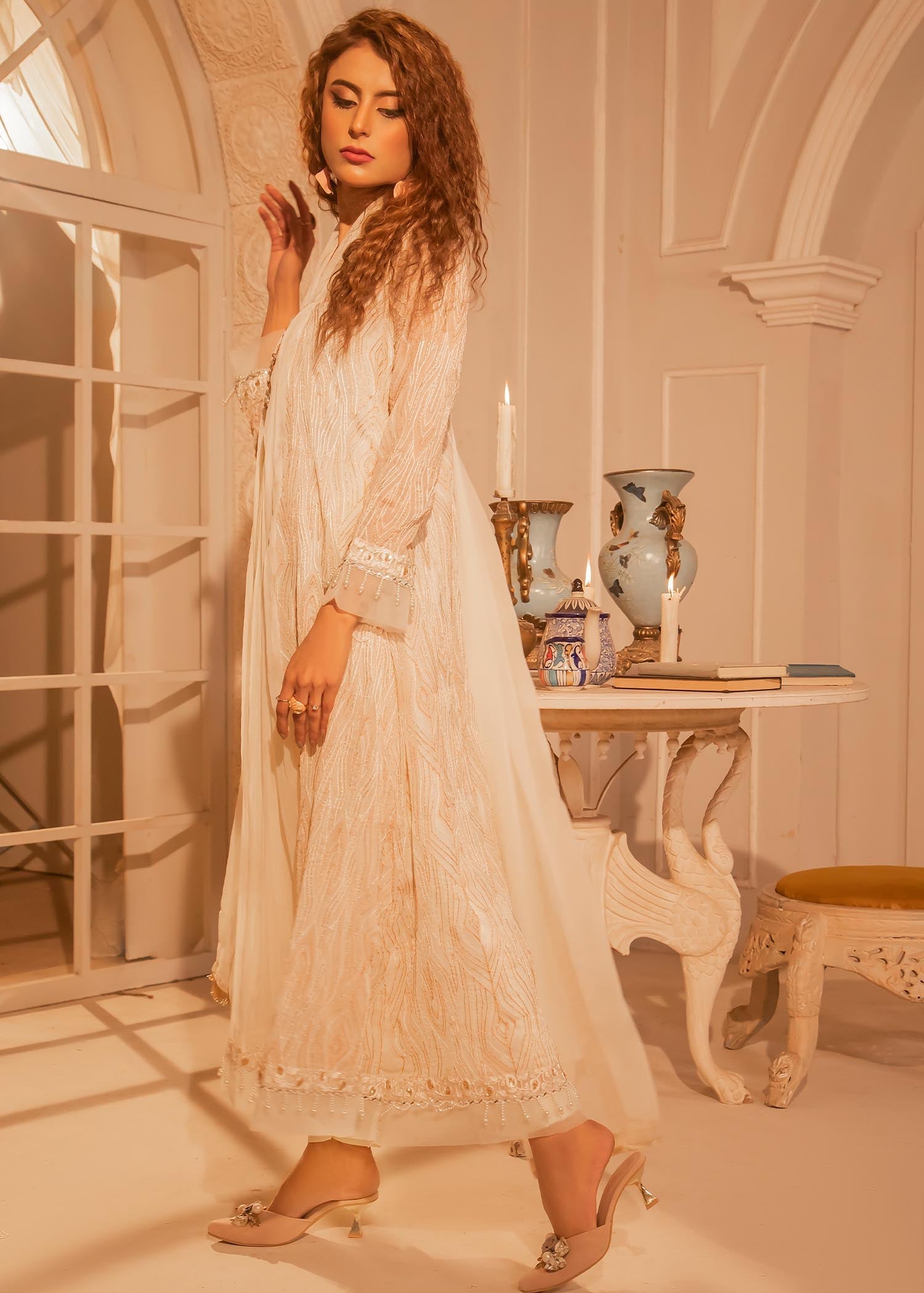 Manahils MAXI 109 OFF WHITE DREAMY BLOOM Women 3pcs