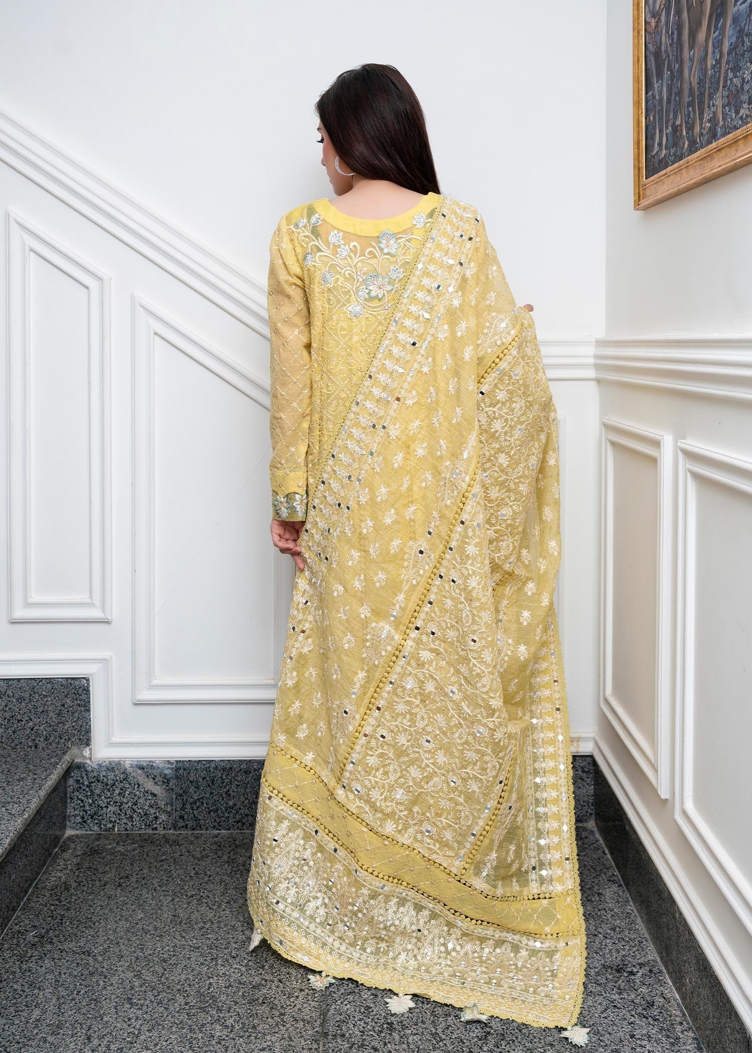 Rang-e-Haya Wilbur (Lemon) Women 4pcs