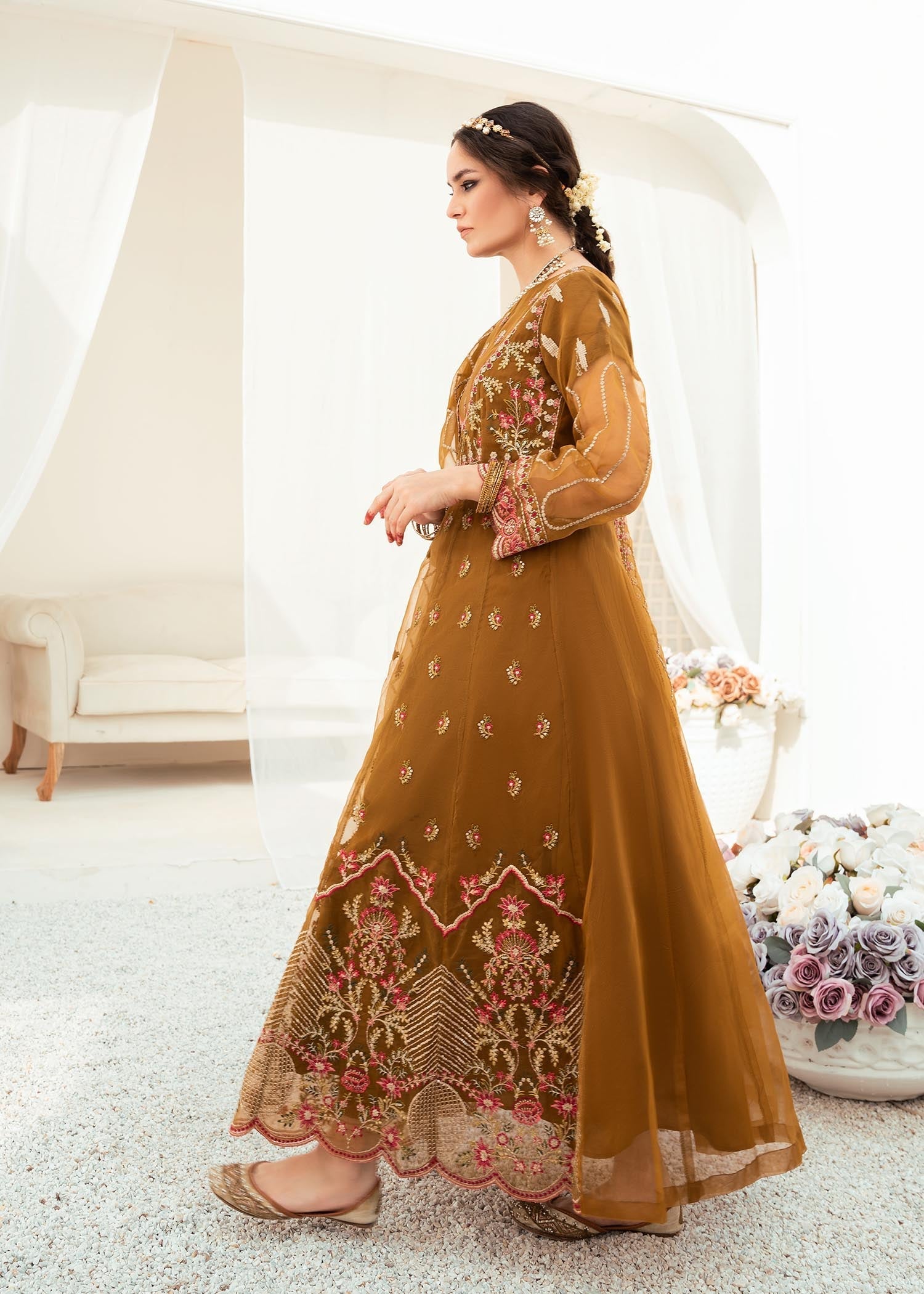 Zebaye Shamsa US524 A MUSTARD Women 3pcs