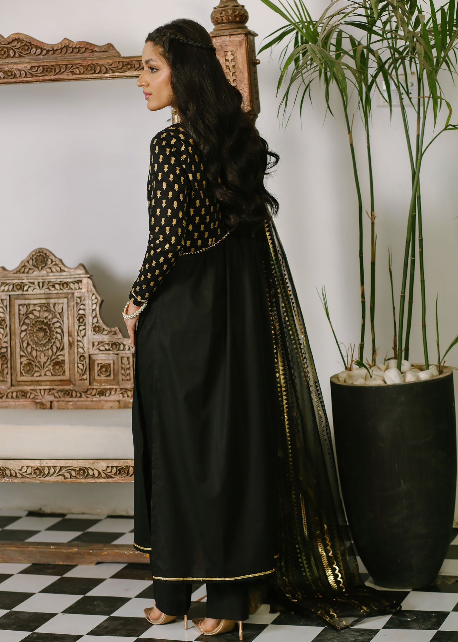 Shades By Abeeha Usman BLACK Women 3pcs