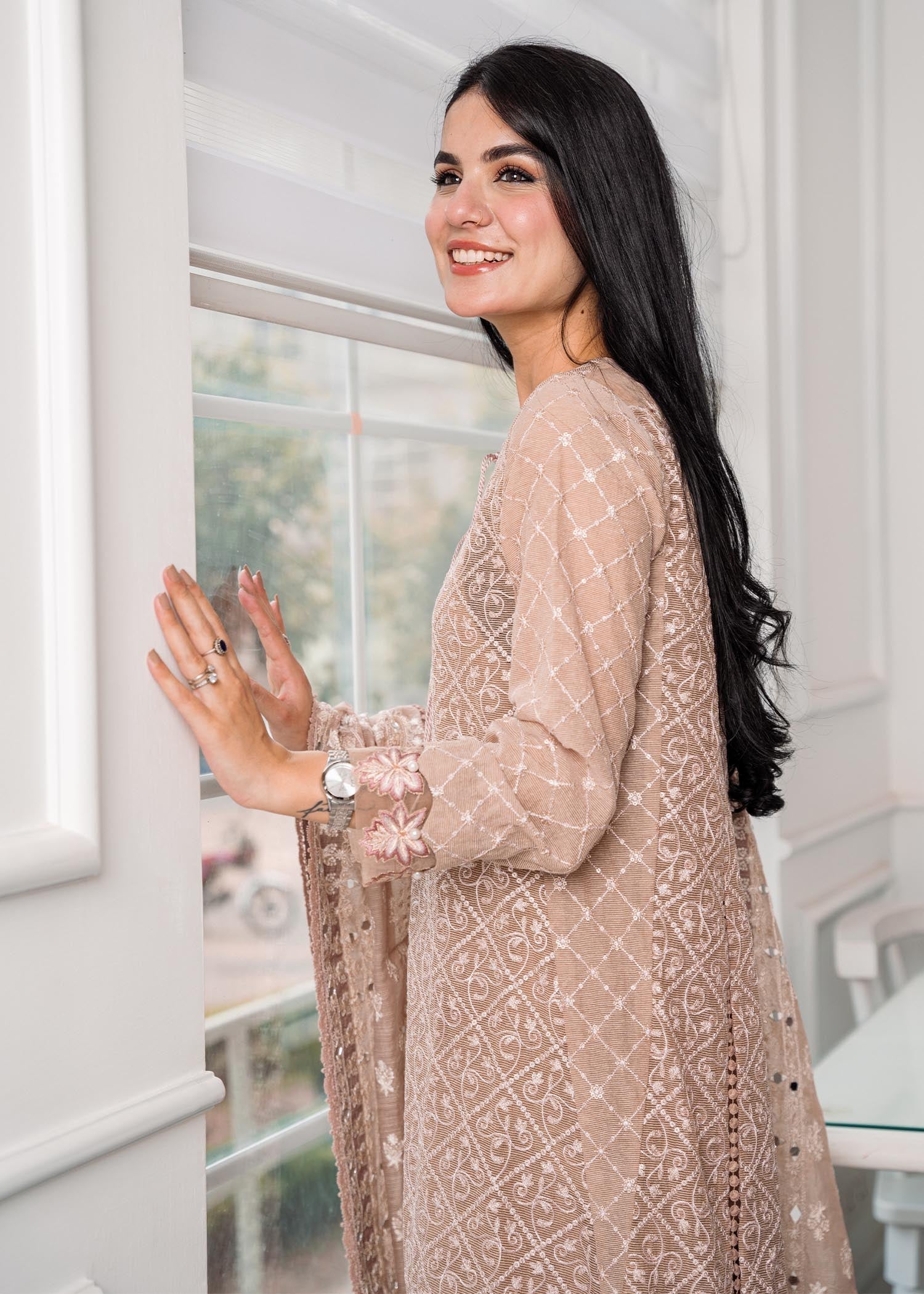 Rang-e-Haya Wilbur (Clay Beige) Women 4pcs