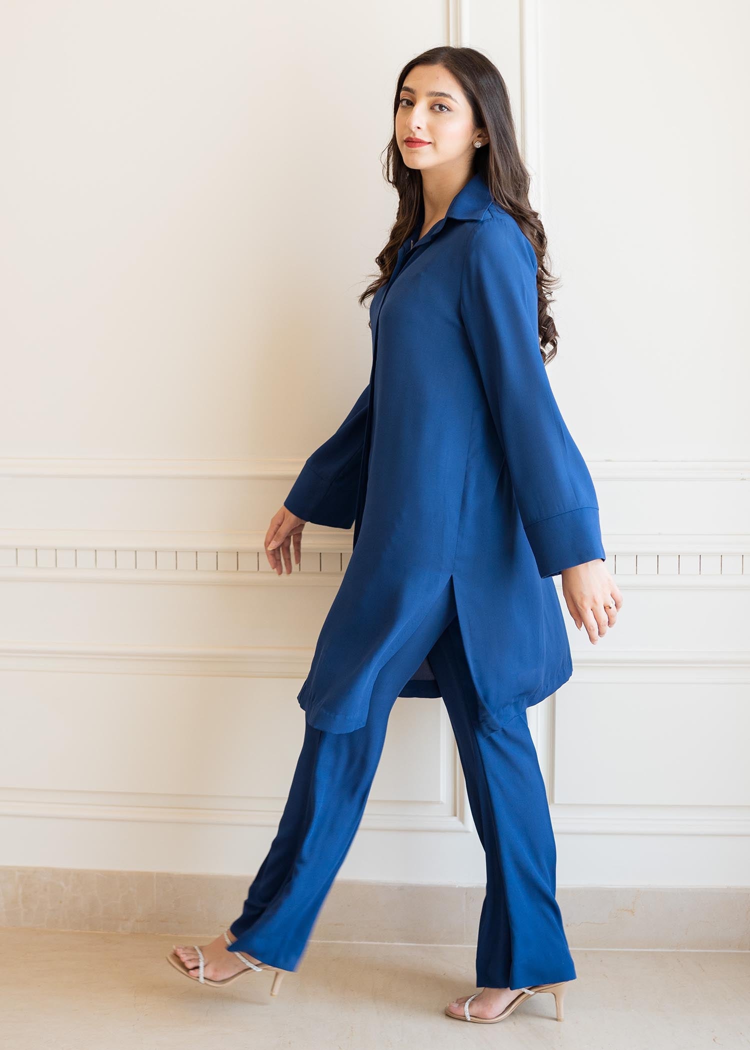 Aisling By Nirmal Cobalt Blue Women 2pcs
