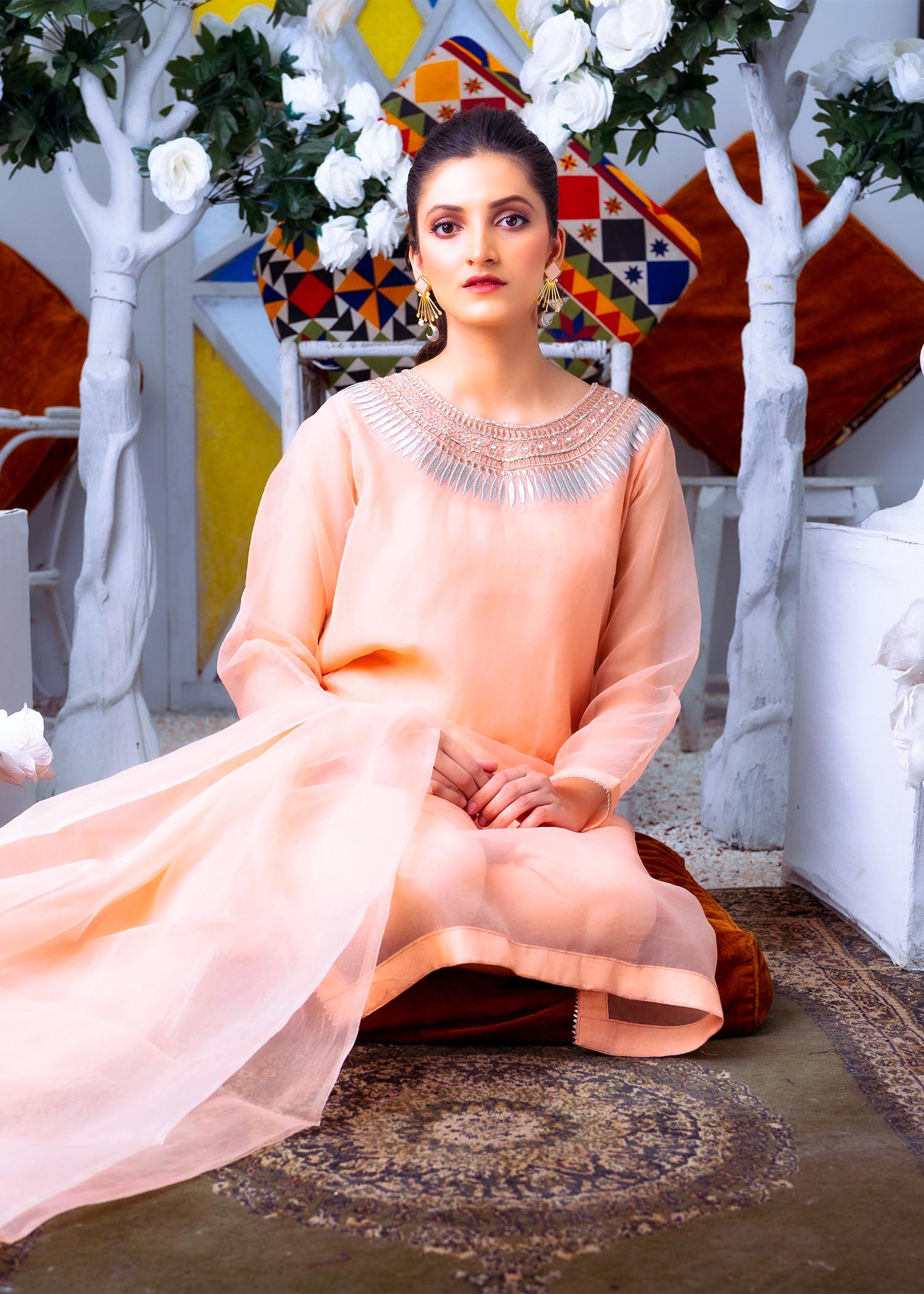 Pirzada Shaheryar Khan PEACHY PUFF Women 4pcs