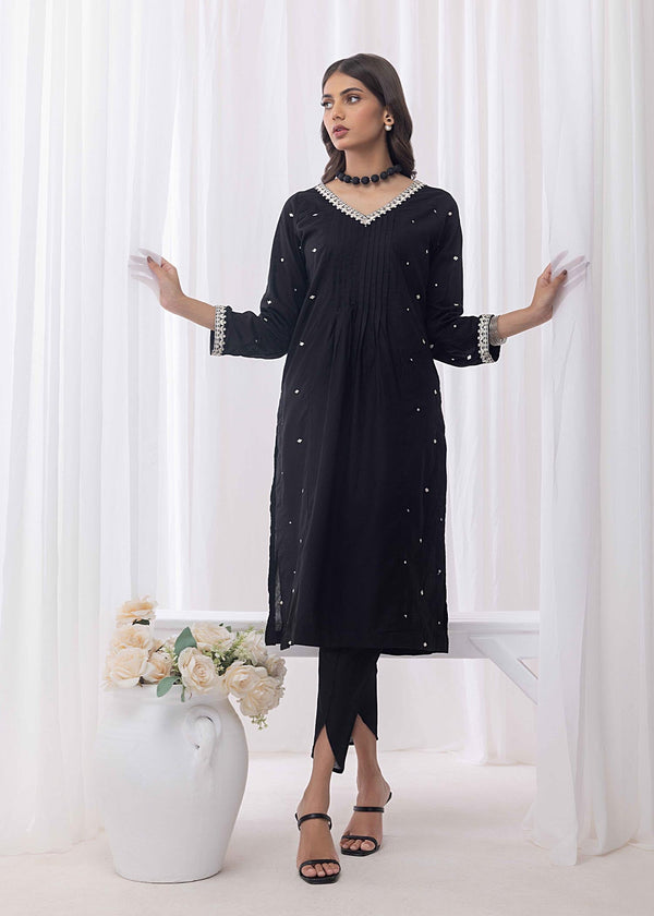 Meeraki EBON BLACK Women 2pcs