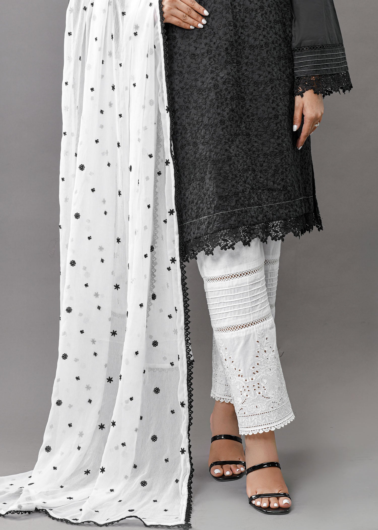 addee bk 1027 ( shirt and dupatta) Women 2pcs