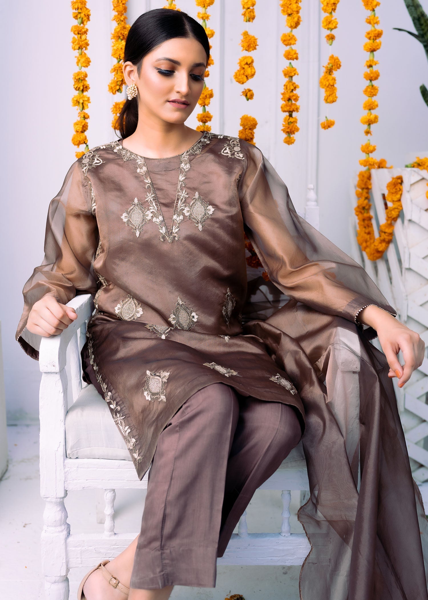 Pirzada Shaheryar Khan COPPER HAZE Women 3pcs