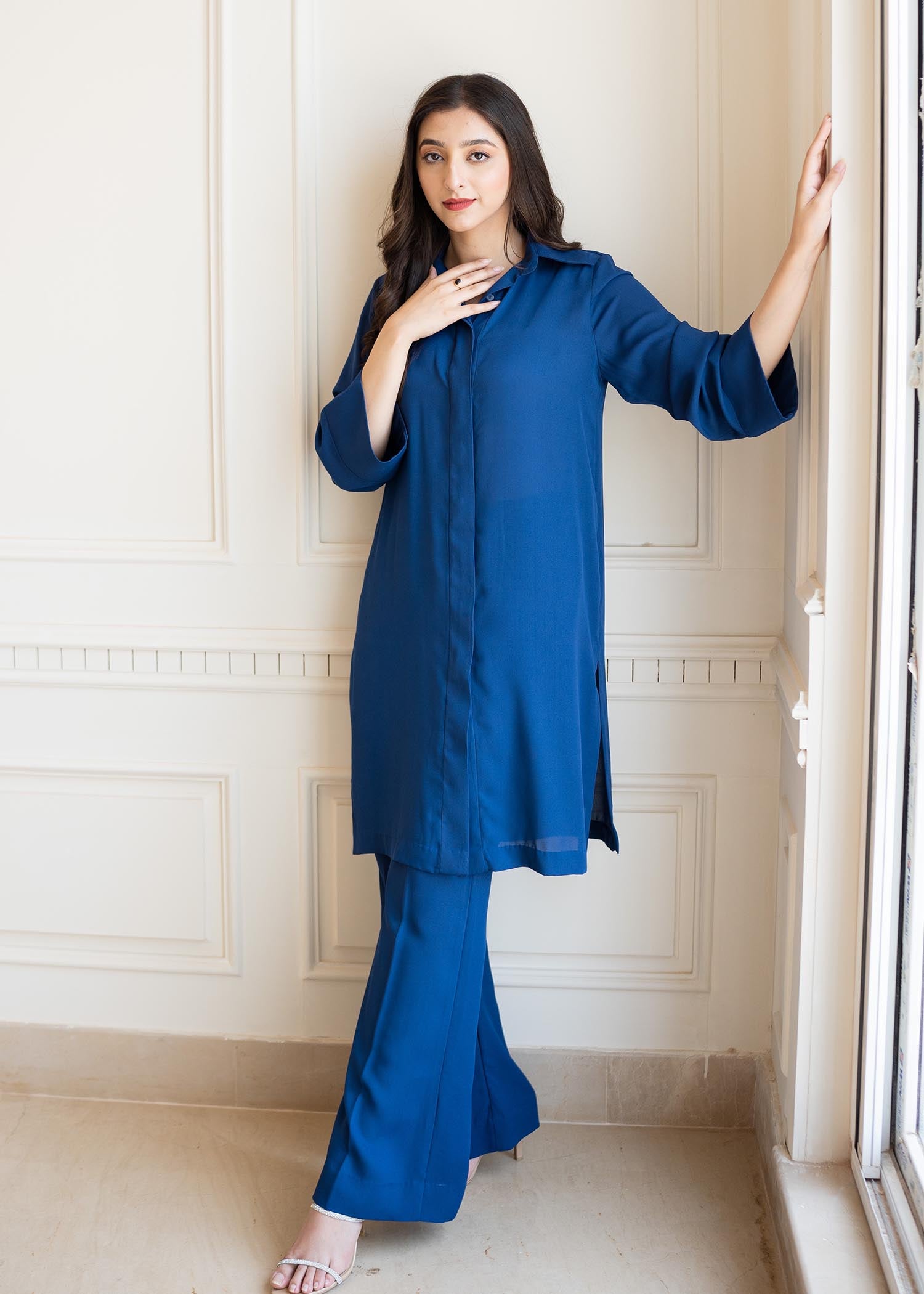 Aisling By Nirmal Cobalt Blue Women 2pcs