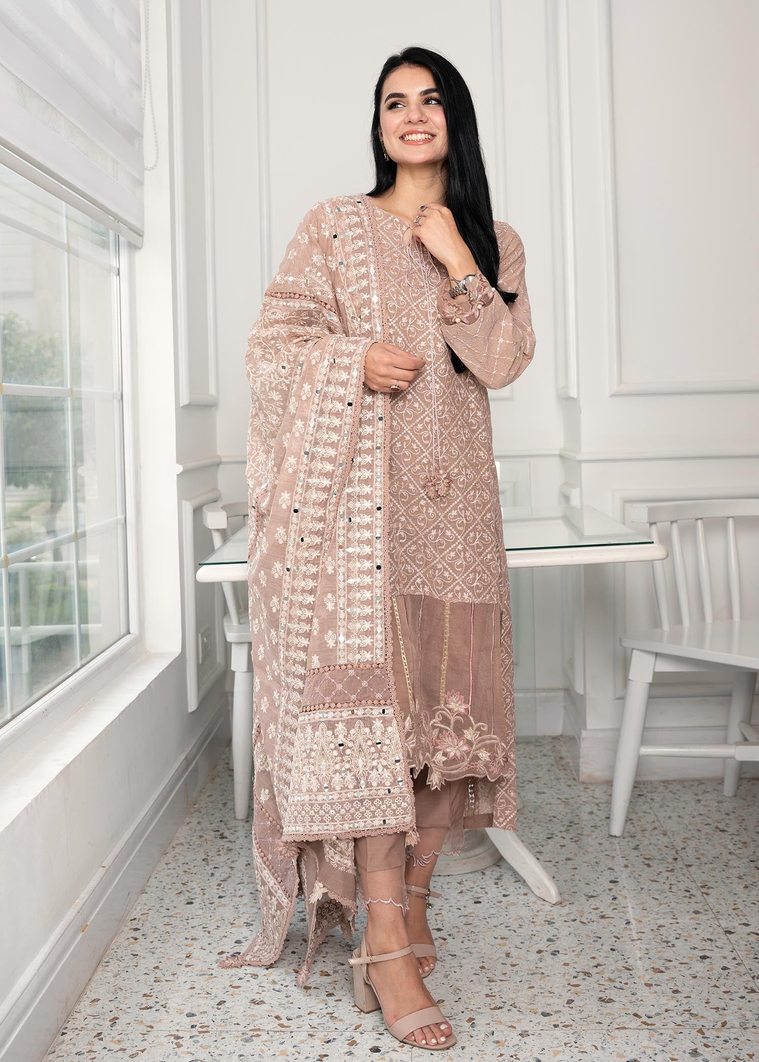 Rang-e-Haya Wilbur (Clay Beige) Women 4pcs