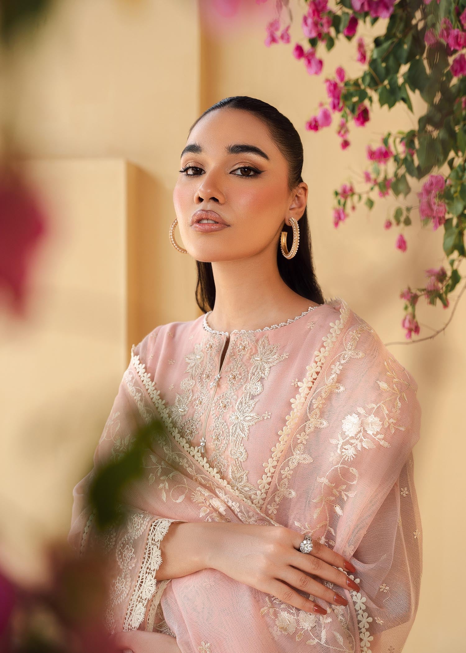 Rang-e-Haya Ayla (Pink) Women 4pcs